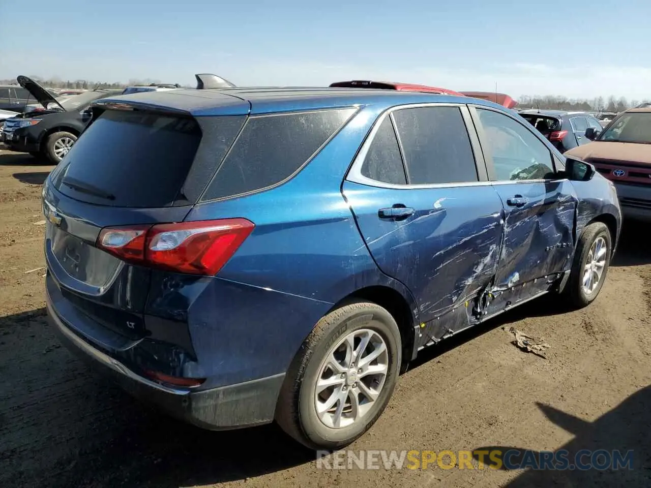 3 fotografías del automóvil dañado 3GNAXKEV9ML392797 CHEVROLET EQUINOX 2021