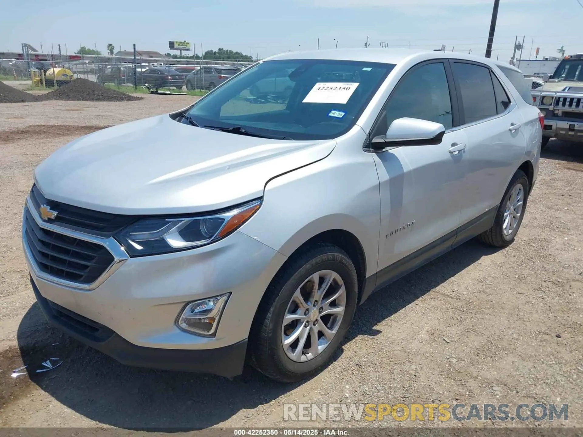 2 fotografías del automóvil dañado 3GNAXKEVXMS172106 CHEVROLET EQUINOX 2021