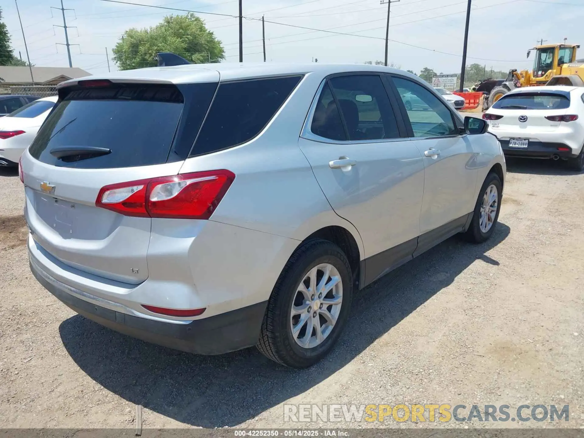 4 fotografías del automóvil dañado 3GNAXKEVXMS172106 CHEVROLET EQUINOX 2021