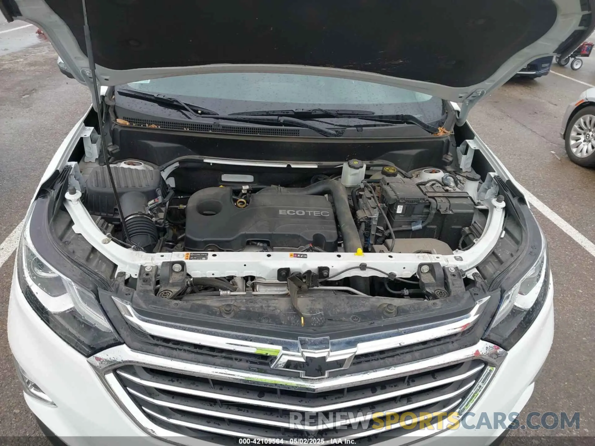 10 fotografías del automóvil dañado 3GNAXNEV5MS160043 CHEVROLET EQUINOX 2021