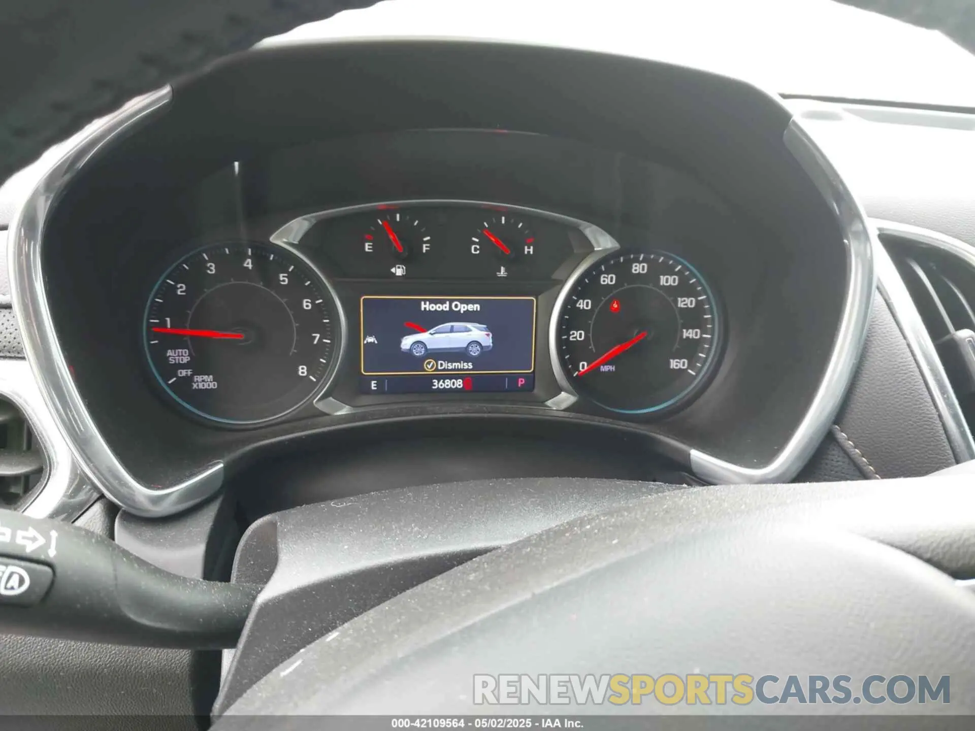 7 fotografías del automóvil dañado 3GNAXNEV5MS160043 CHEVROLET EQUINOX 2021