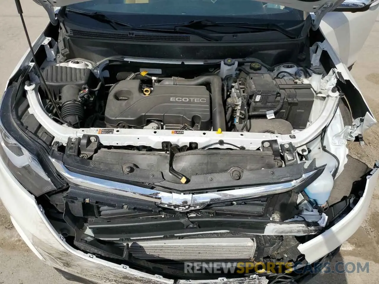 12 fotografías del automóvil dañado 3GNAXNEV6MS115077 CHEVROLET EQUINOX 2021
