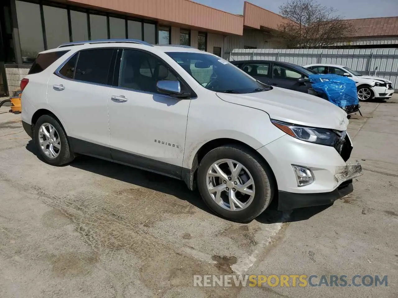 4 fotografías del automóvil dañado 3GNAXNEV6MS115077 CHEVROLET EQUINOX 2021