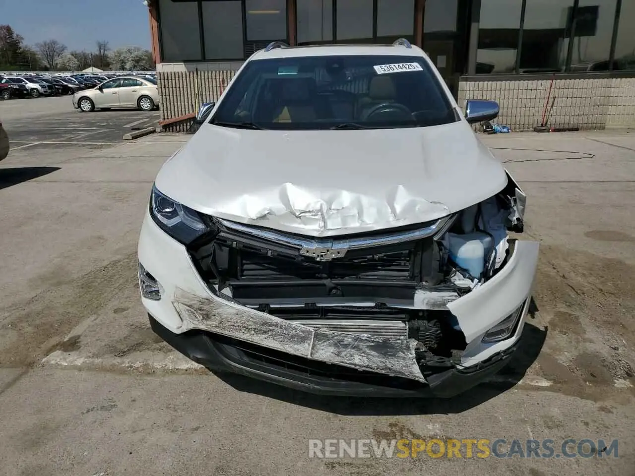5 fotografías del automóvil dañado 3GNAXNEV6MS115077 CHEVROLET EQUINOX 2021