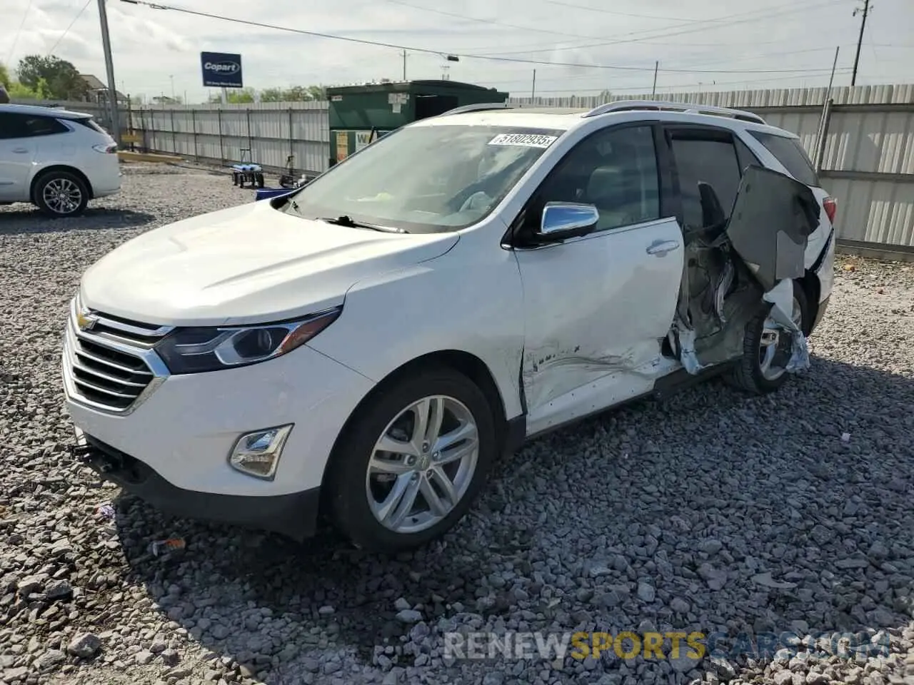 1 fotografías del automóvil dañado 3GNAXNEV7MS158746 CHEVROLET EQUINOX 2021