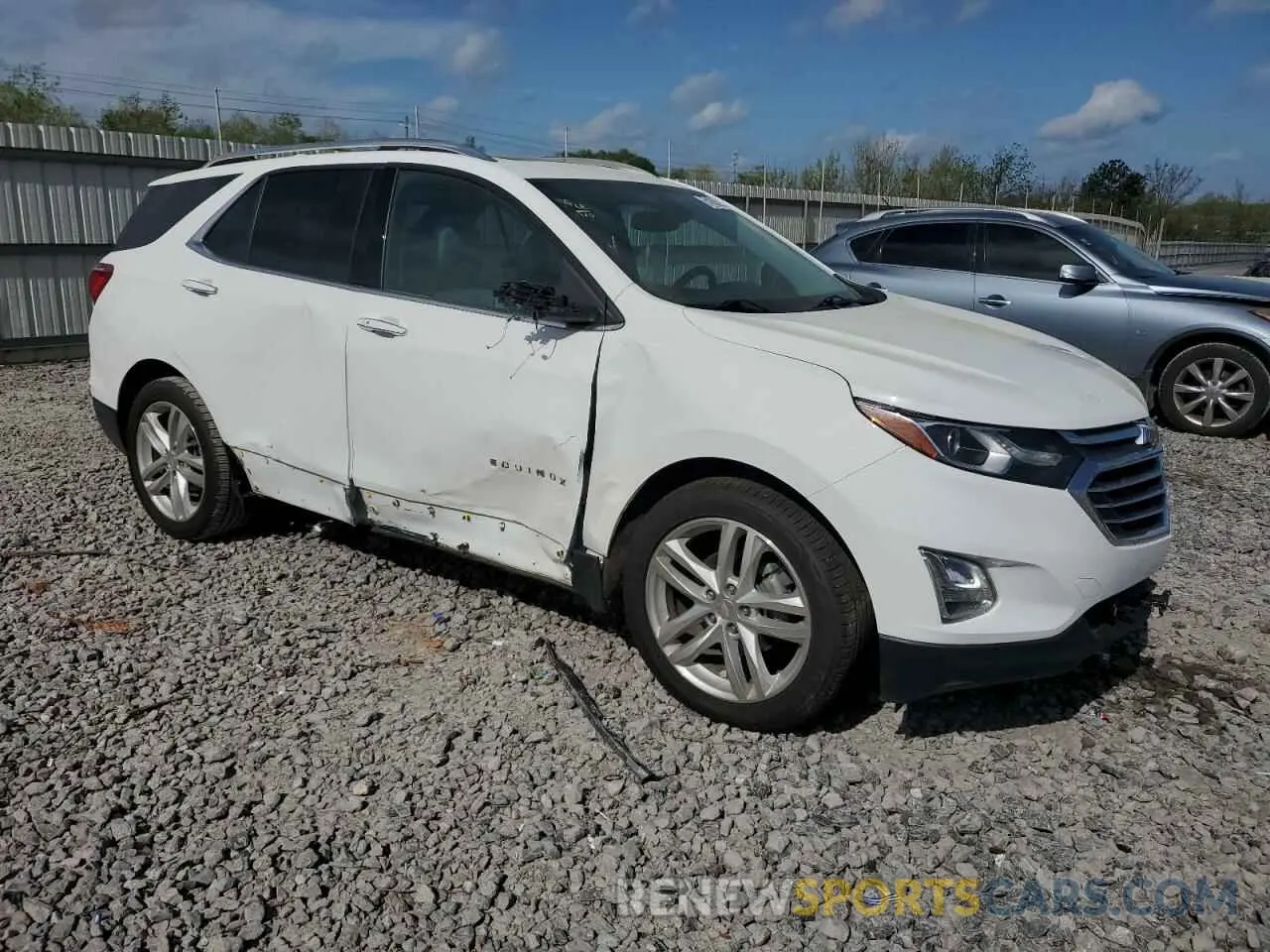 4 fotografías del automóvil dañado 3GNAXNEV7MS158746 CHEVROLET EQUINOX 2021