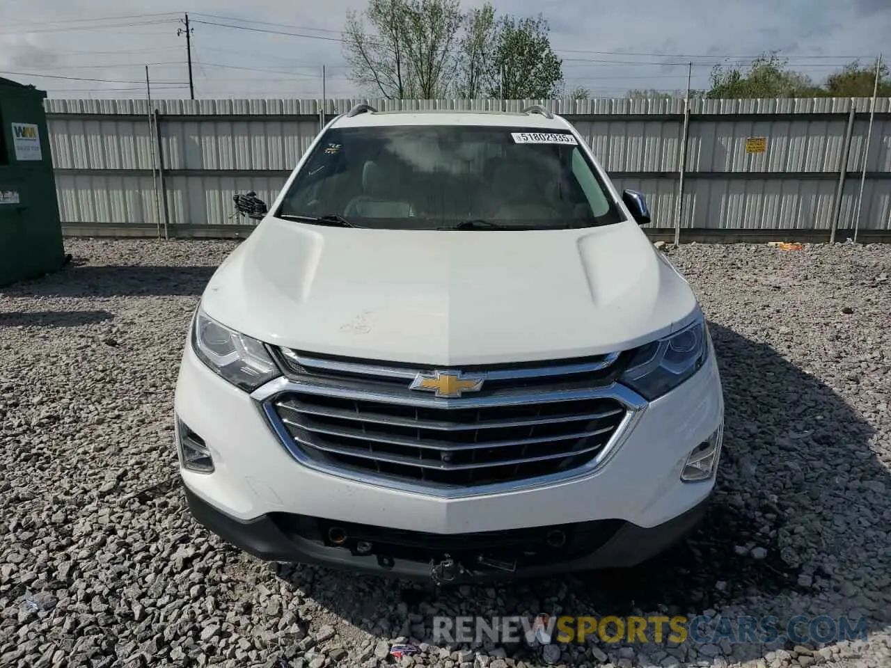 5 fotografías del automóvil dañado 3GNAXNEV7MS158746 CHEVROLET EQUINOX 2021