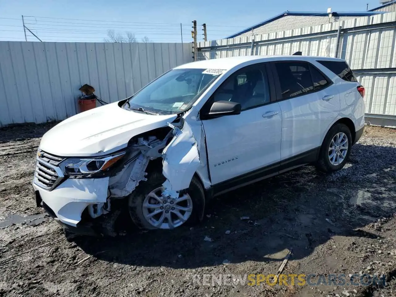 1 fotografías del automóvil dañado 3GNAXSEV0MS166170 CHEVROLET EQUINOX 2021