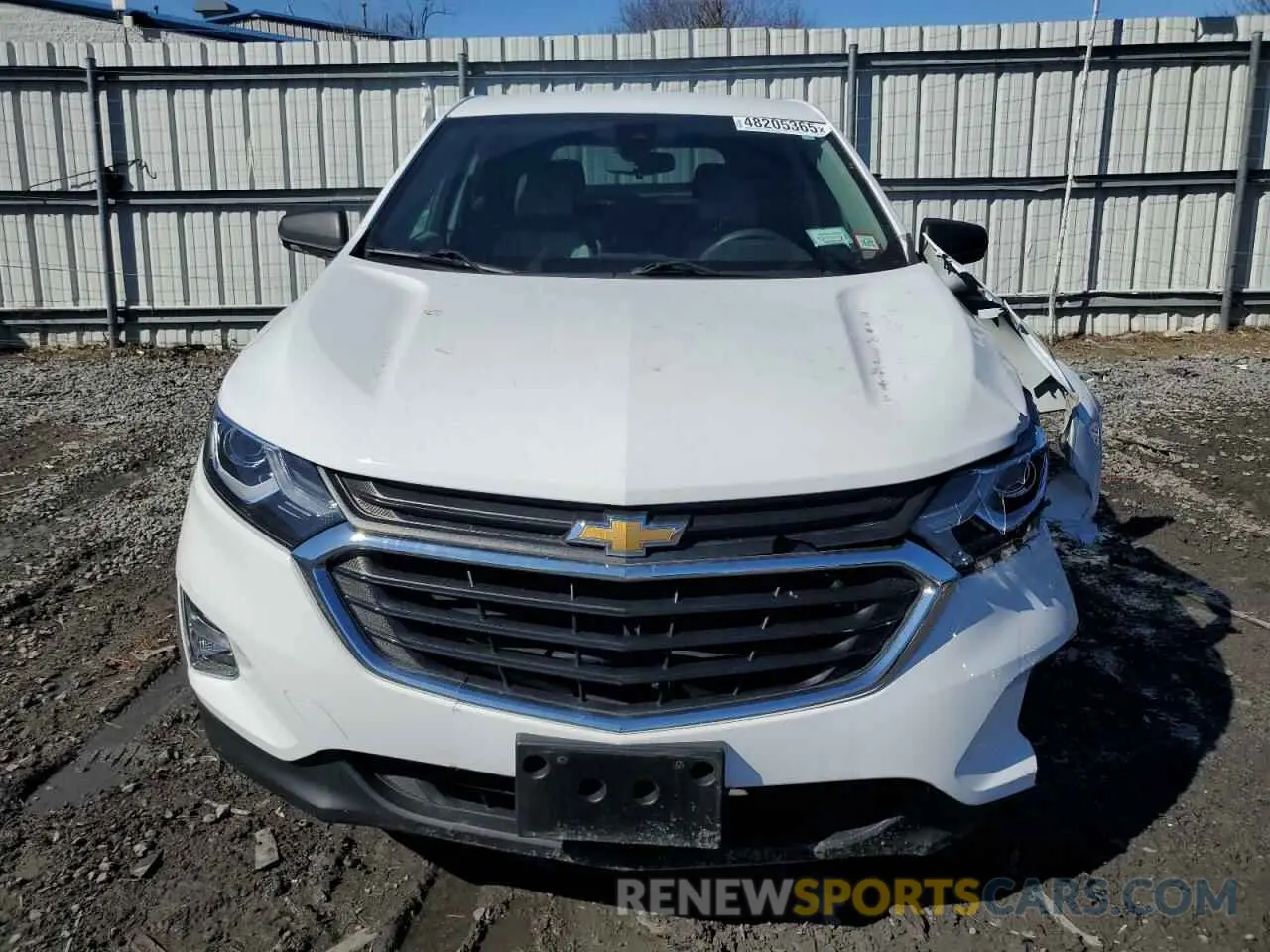 5 fotografías del automóvil dañado 3GNAXSEV0MS166170 CHEVROLET EQUINOX 2021