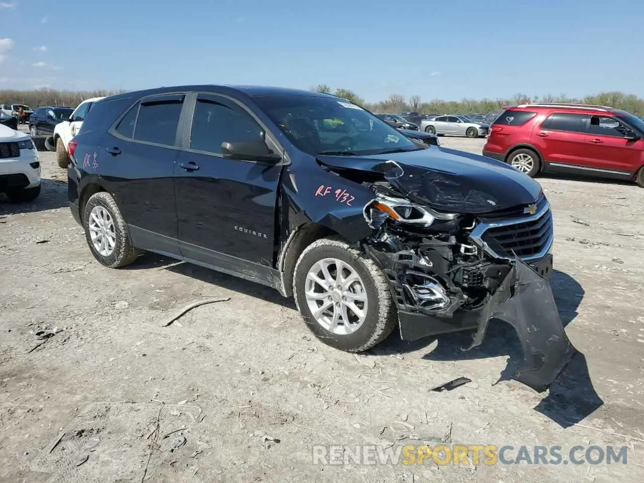 4 fotografías del automóvil dañado 3GNAXSEV1MS146901 CHEVROLET EQUINOX 2021