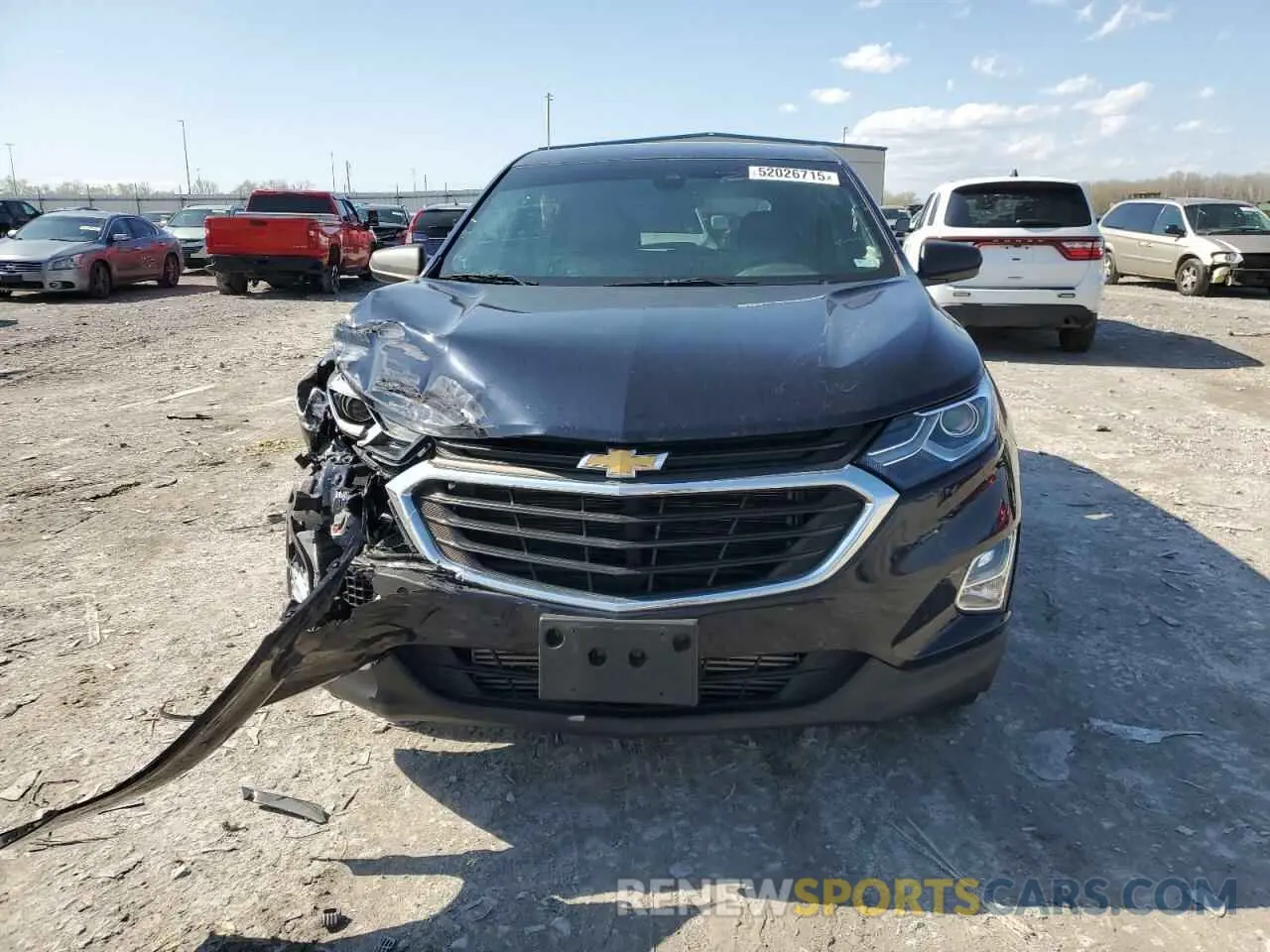 5 fotografías del automóvil dañado 3GNAXSEV1MS146901 CHEVROLET EQUINOX 2021