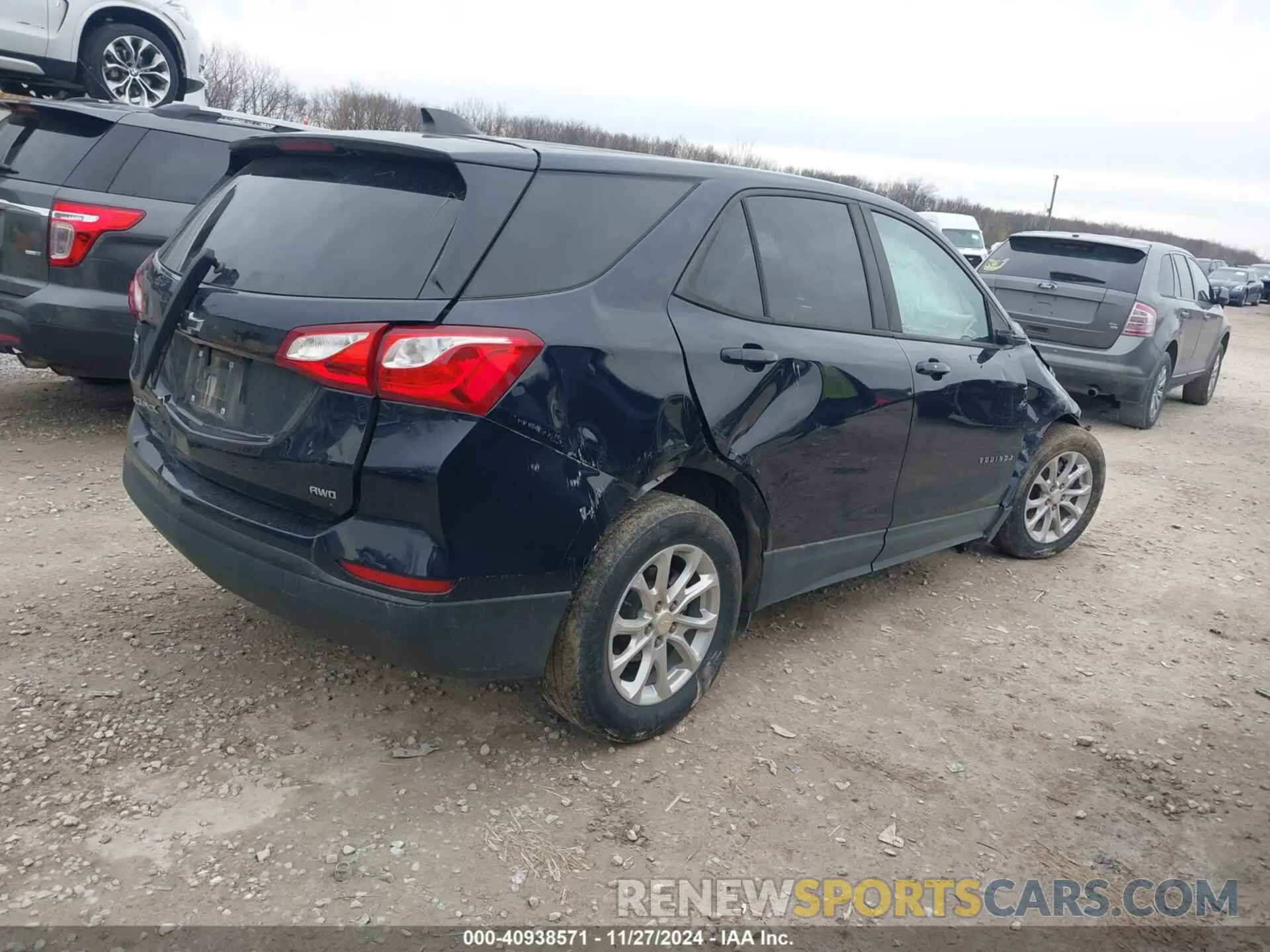 4 fotografías del automóvil dañado 3GNAXSEV2MS103104 CHEVROLET EQUINOX 2021
