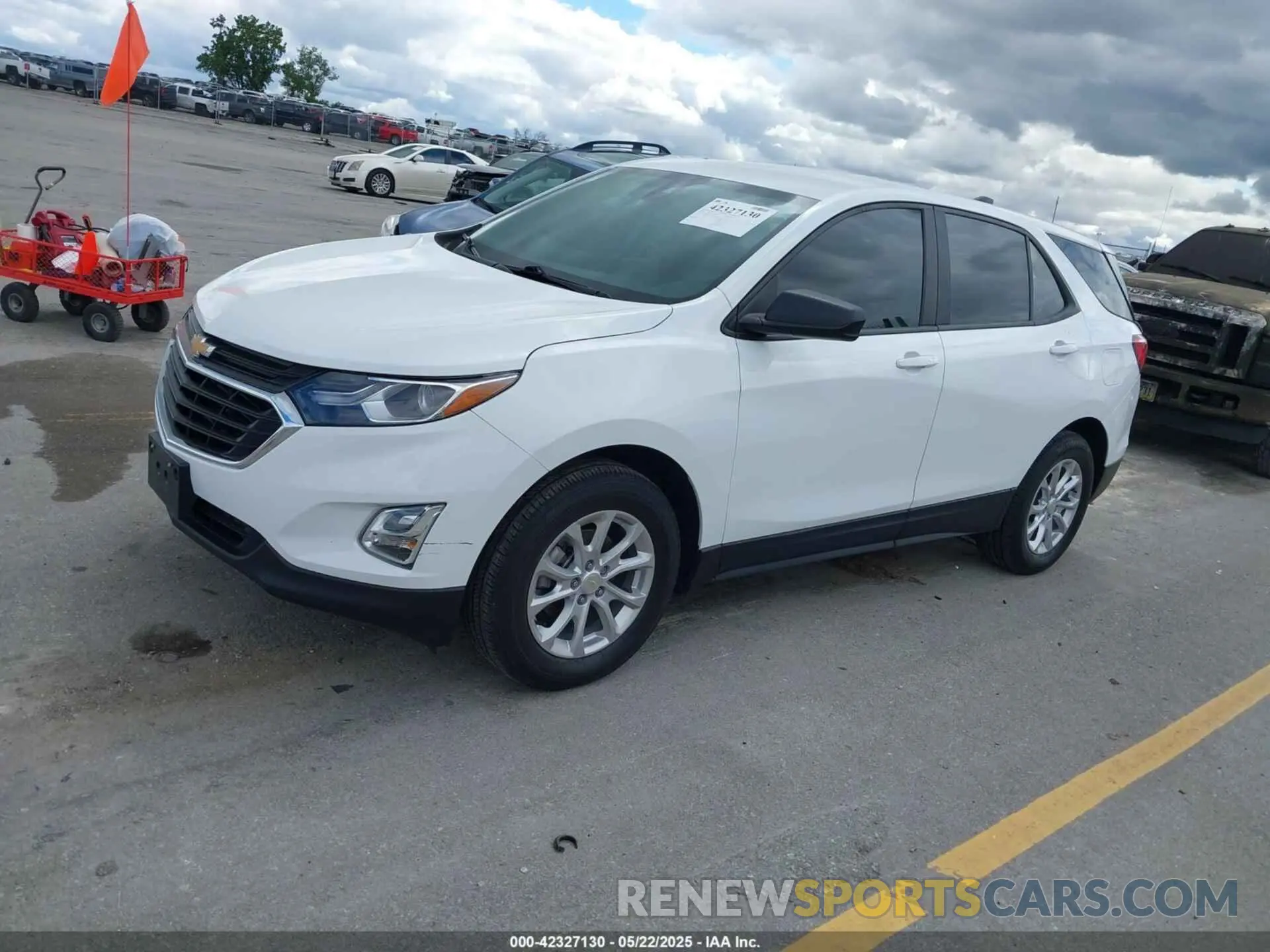 2 fotografías del automóvil dañado 3GNAXSEV2MS155493 CHEVROLET EQUINOX 2021