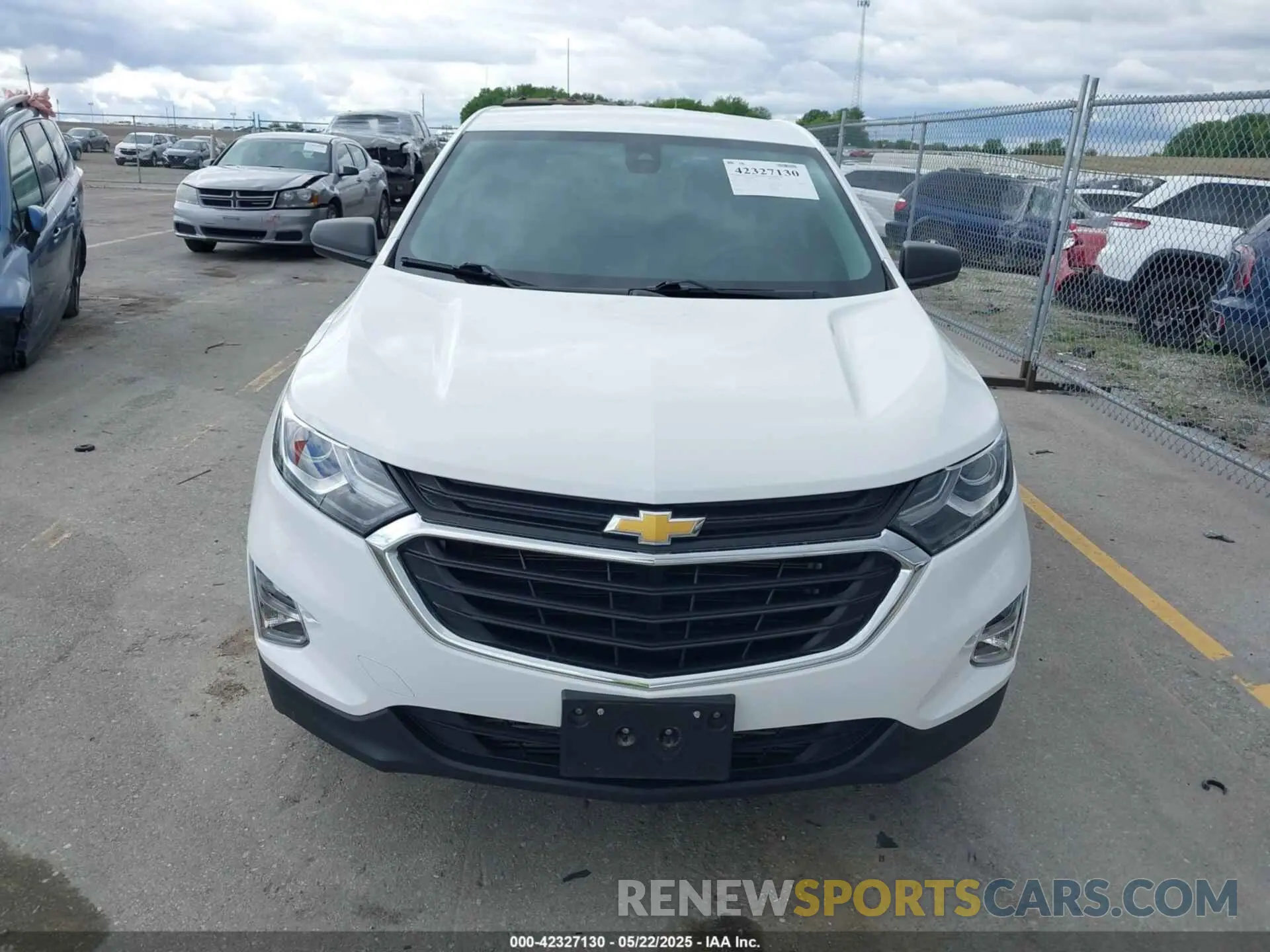20 fotografías del automóvil dañado 3GNAXSEV2MS155493 CHEVROLET EQUINOX 2021