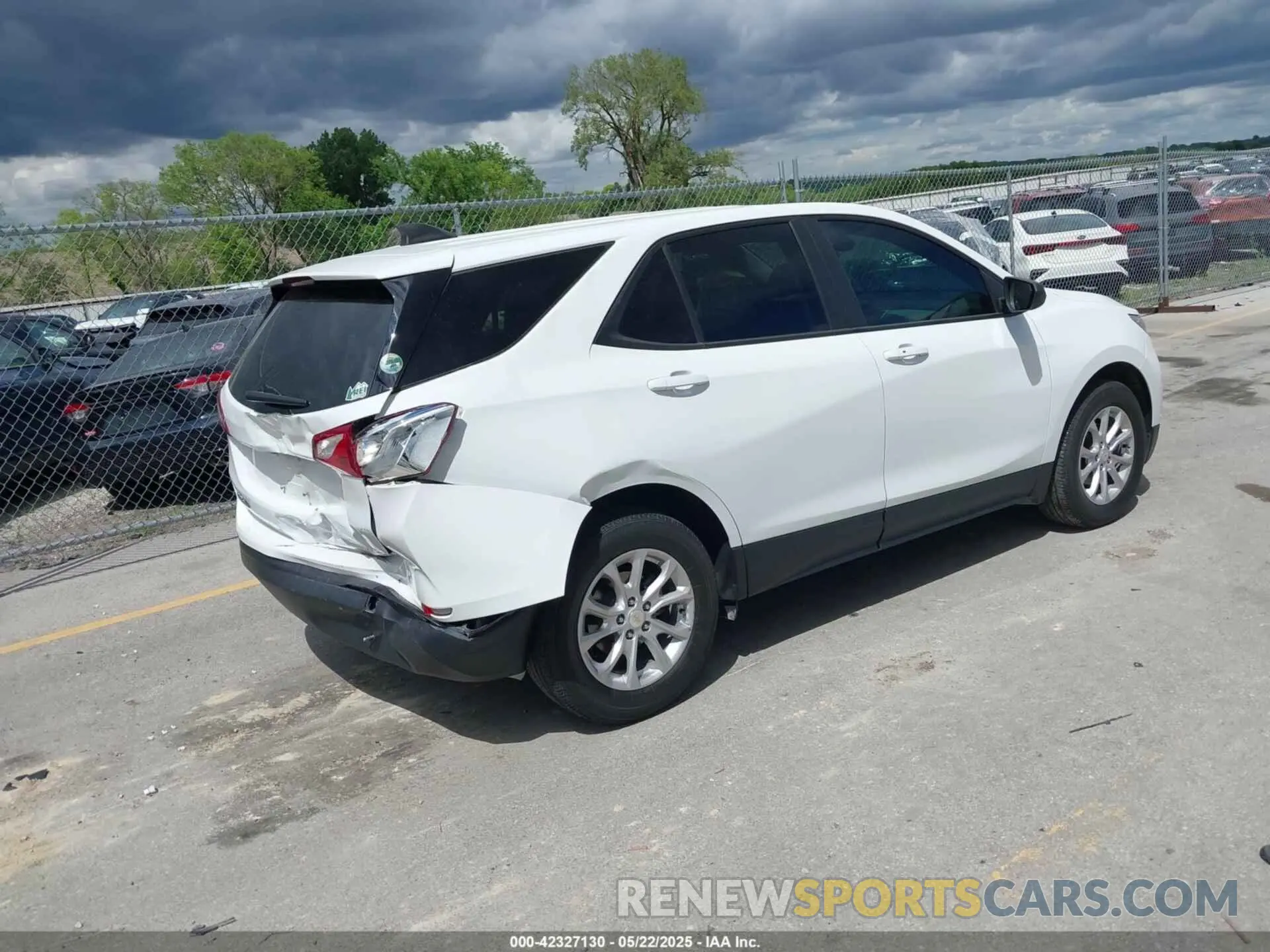 4 fotografías del automóvil dañado 3GNAXSEV2MS155493 CHEVROLET EQUINOX 2021