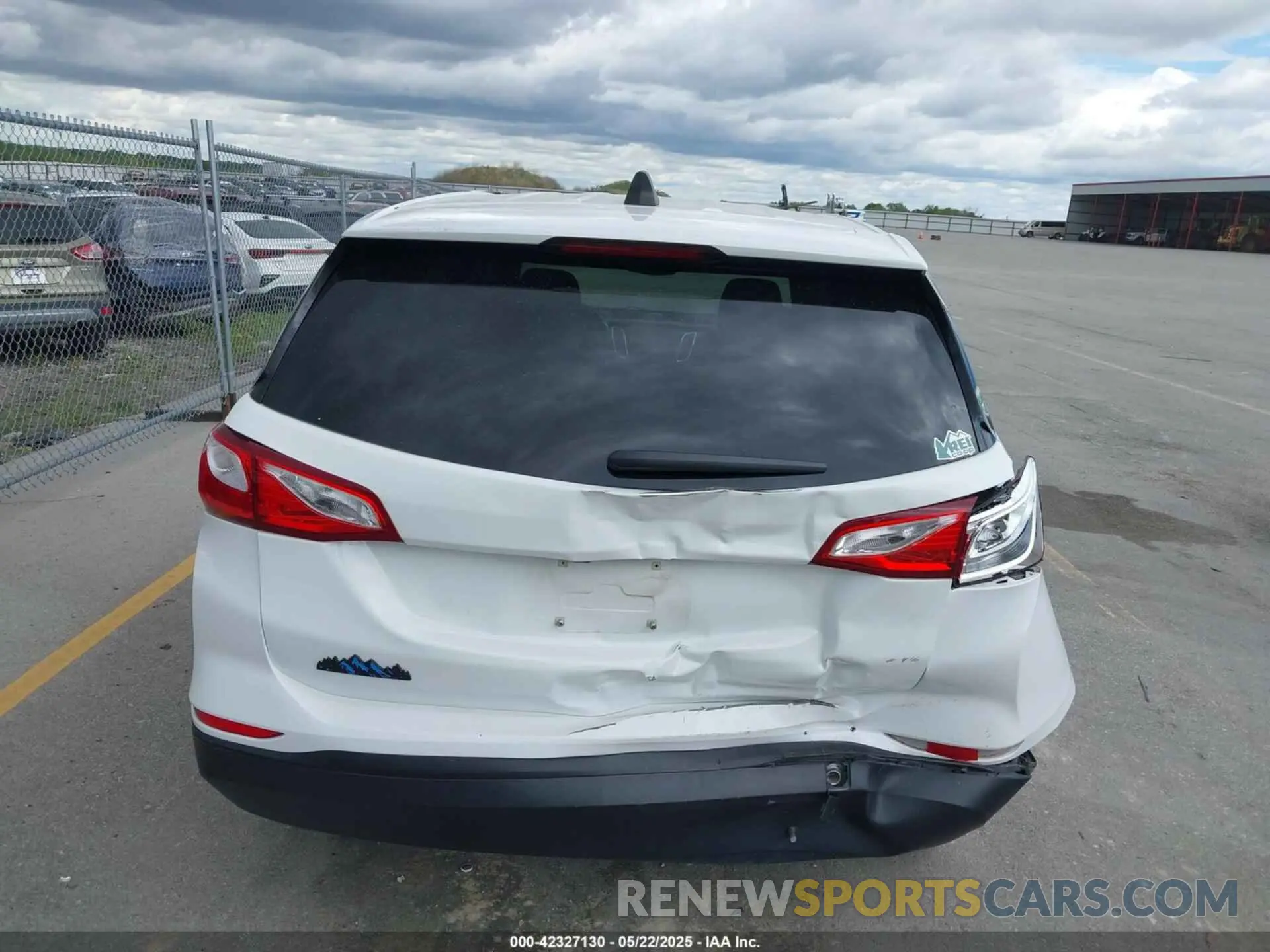 6 fotografías del automóvil dañado 3GNAXSEV2MS155493 CHEVROLET EQUINOX 2021