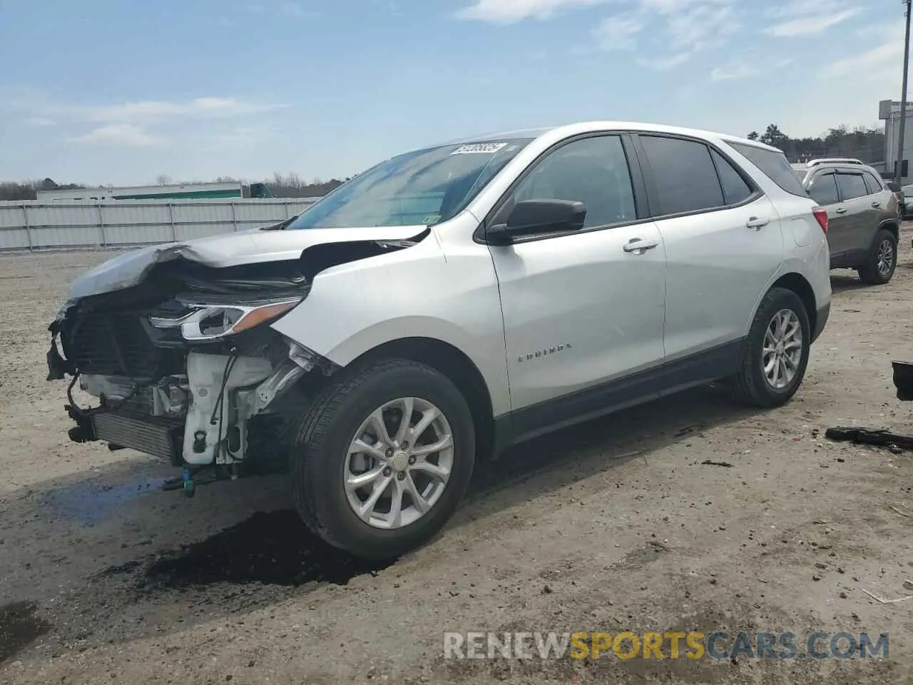 1 fotografías del automóvil dañado 3GNAXSEV2MS173752 CHEVROLET EQUINOX 2021