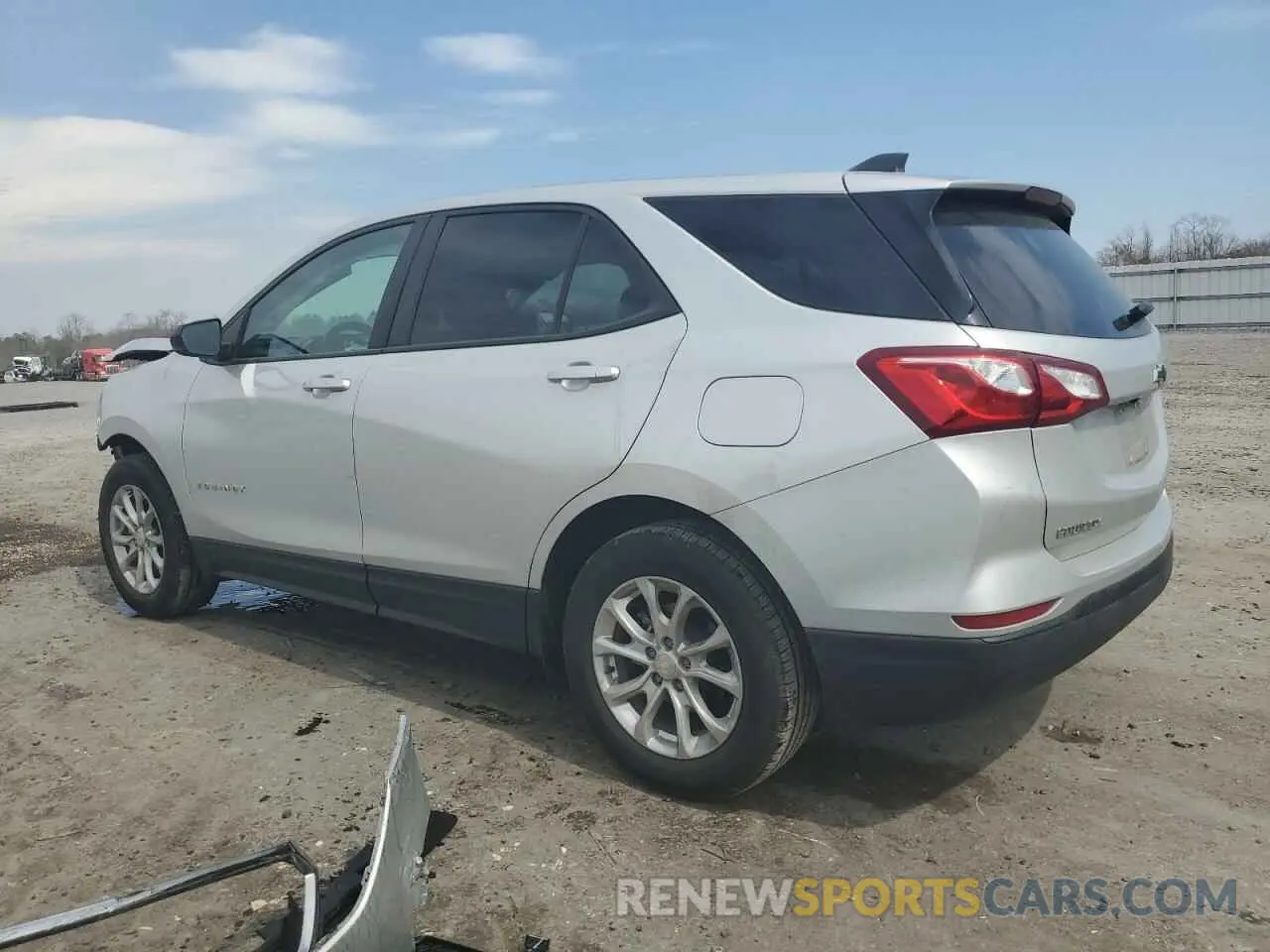 2 fotografías del automóvil dañado 3GNAXSEV2MS173752 CHEVROLET EQUINOX 2021