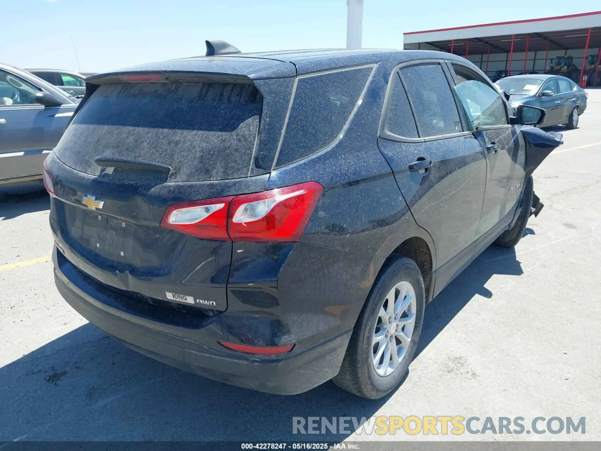 4 fotografías del automóvil dañado 3GNAXSEV5MS116915 CHEVROLET EQUINOX 2021