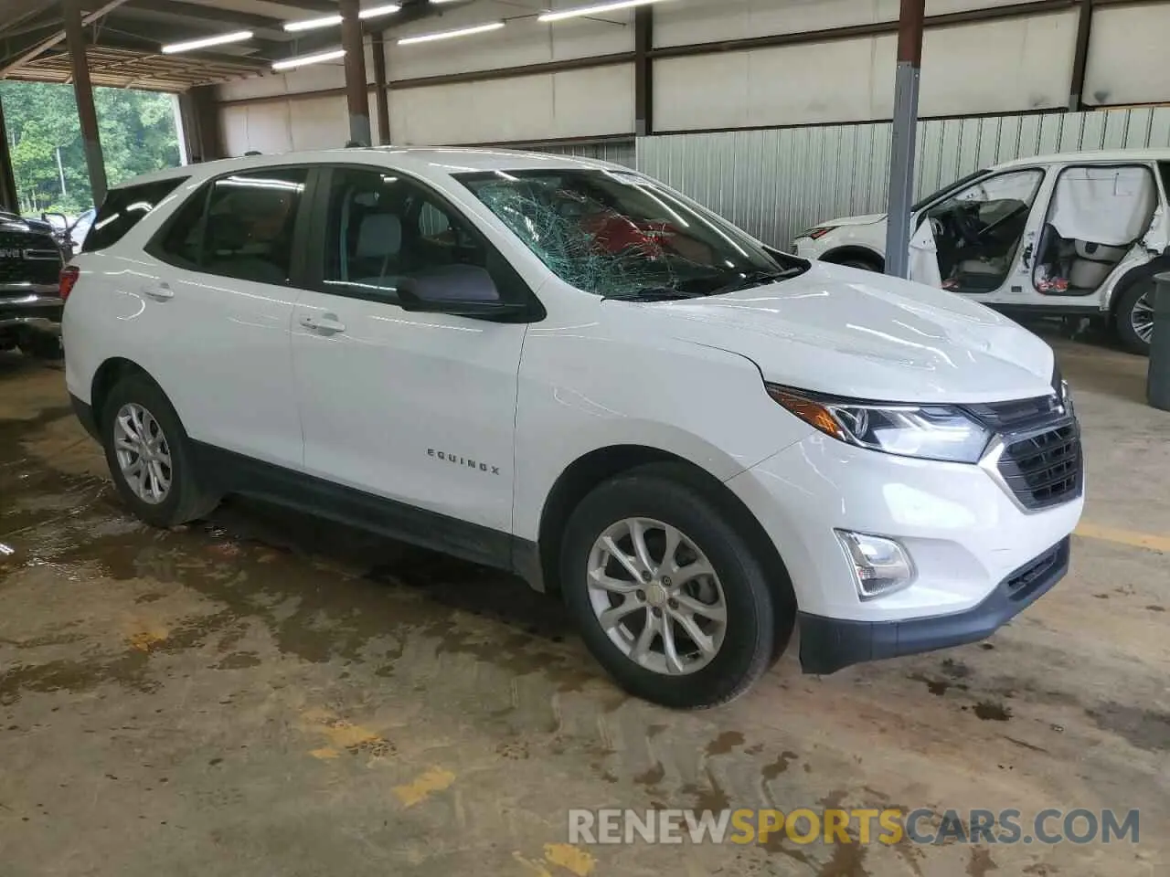 4 fotografías del automóvil dañado 3GNAXSEV6MS114543 CHEVROLET EQUINOX 2021
