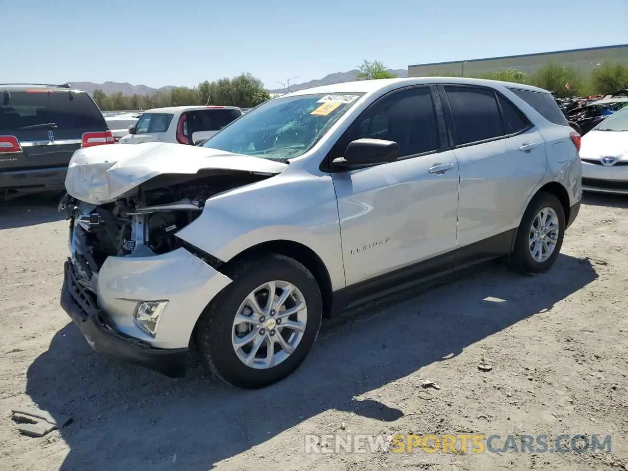1 fotografías del automóvil dañado 3GNAXSEV8MS107898 CHEVROLET EQUINOX 2021