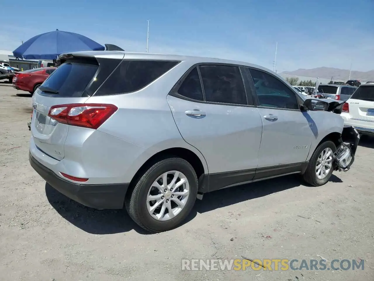 3 fotografías del automóvil dañado 3GNAXSEV8MS107898 CHEVROLET EQUINOX 2021
