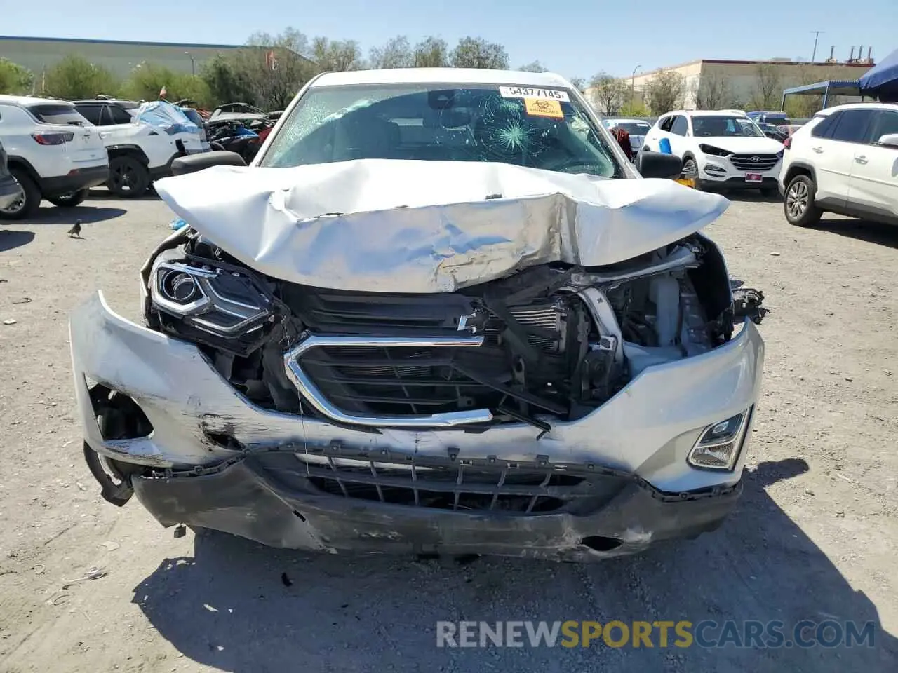 5 fotografías del automóvil dañado 3GNAXSEV8MS107898 CHEVROLET EQUINOX 2021