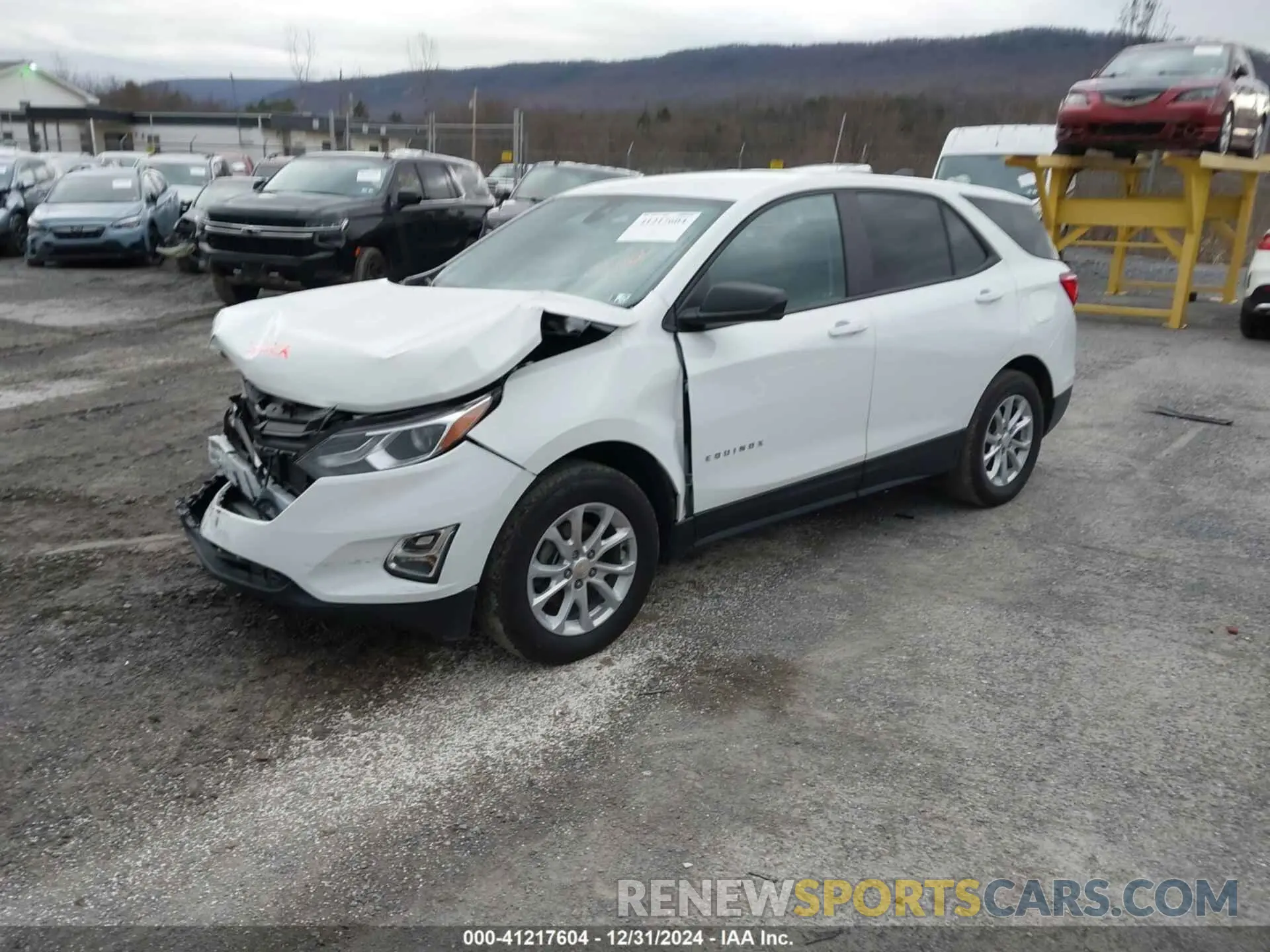 2 fotografías del automóvil dañado 3GNAXSEV9MS154261 CHEVROLET EQUINOX 2021