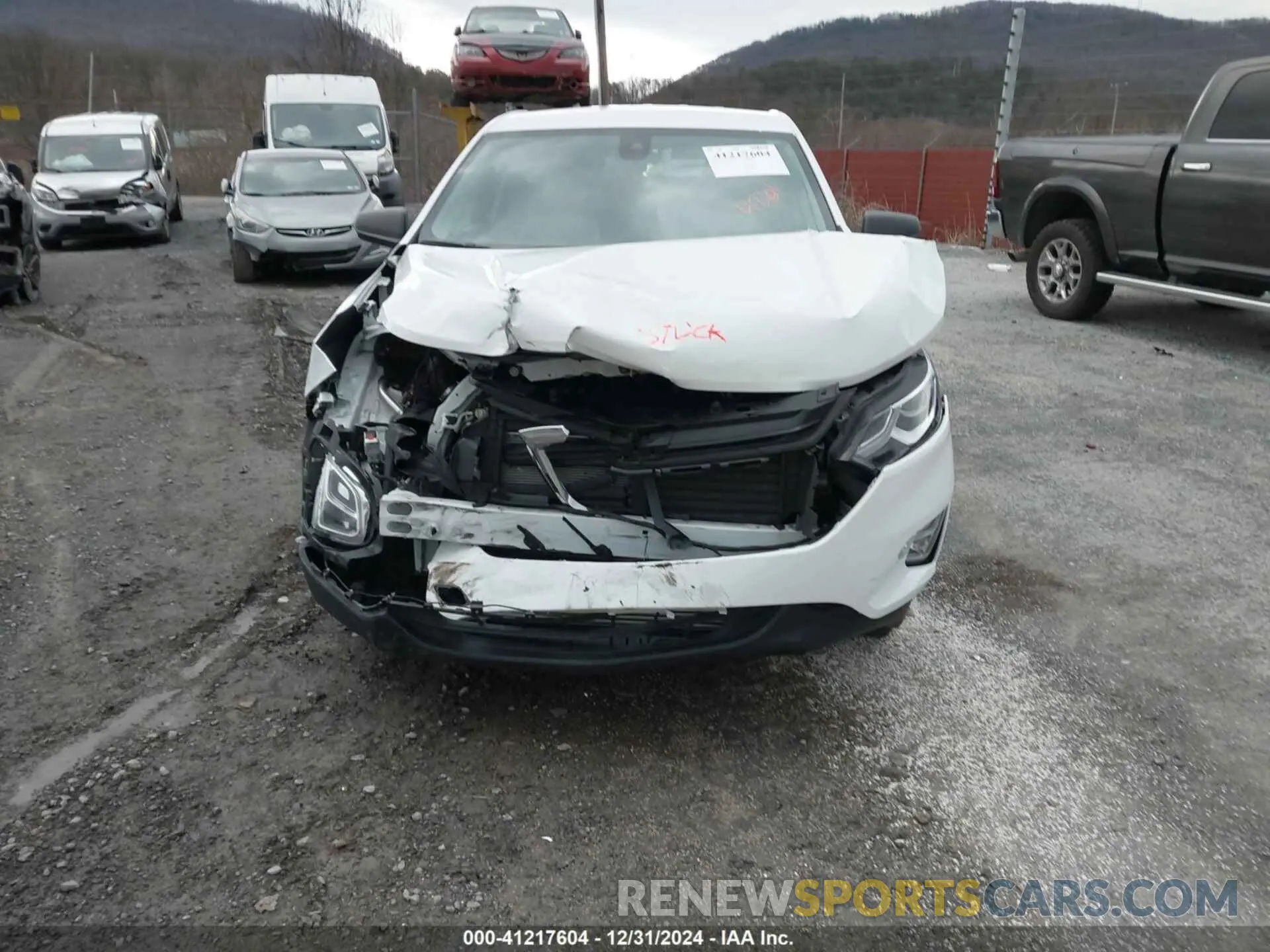 6 fotografías del automóvil dañado 3GNAXSEV9MS154261 CHEVROLET EQUINOX 2021