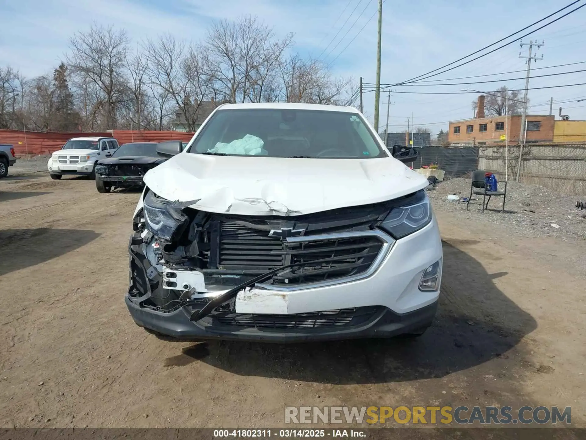 12 fotografías del automóvil dañado 3GNAXSEVXMS101102 CHEVROLET EQUINOX 2021