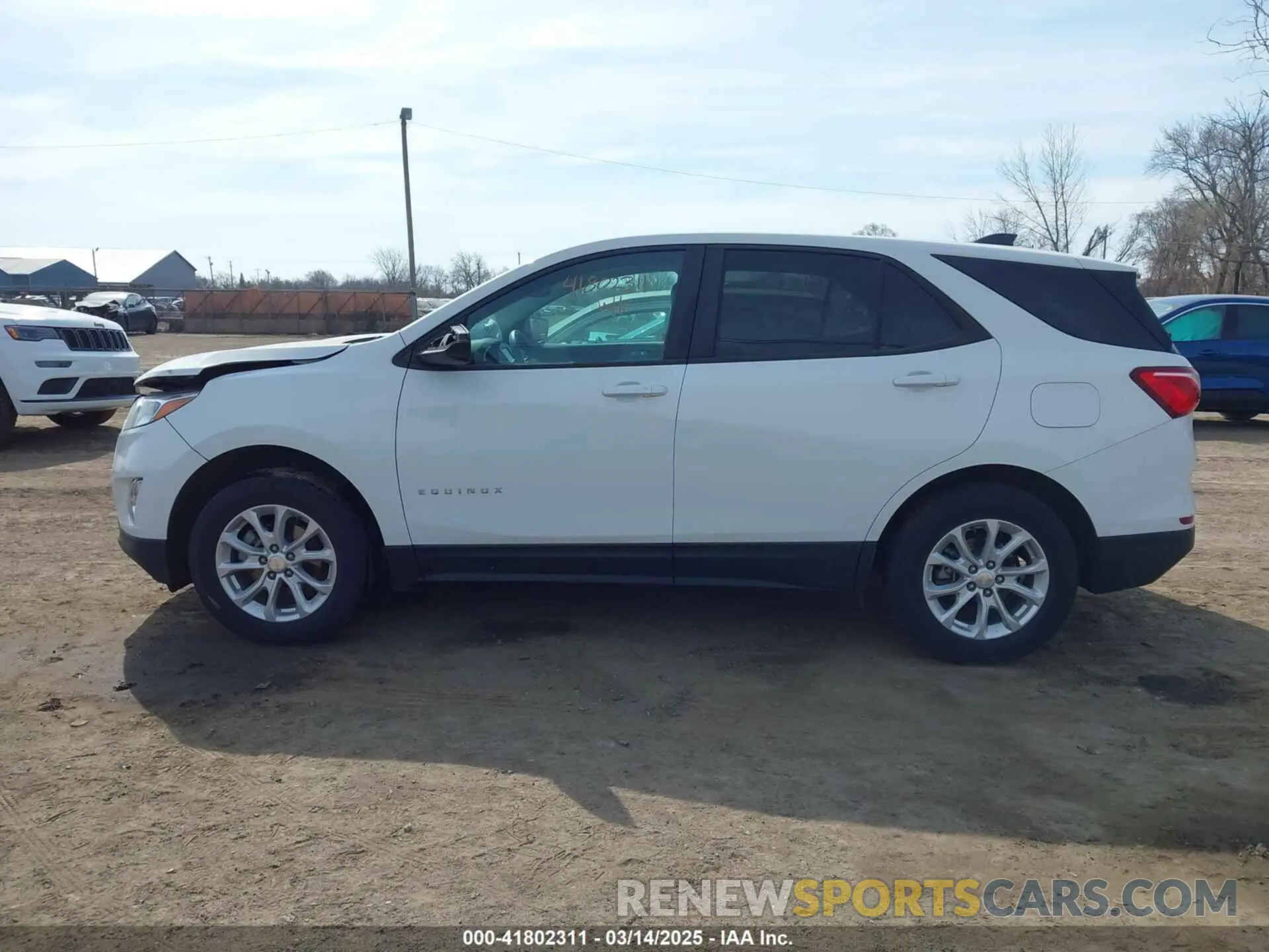 14 fotografías del automóvil dañado 3GNAXSEVXMS101102 CHEVROLET EQUINOX 2021