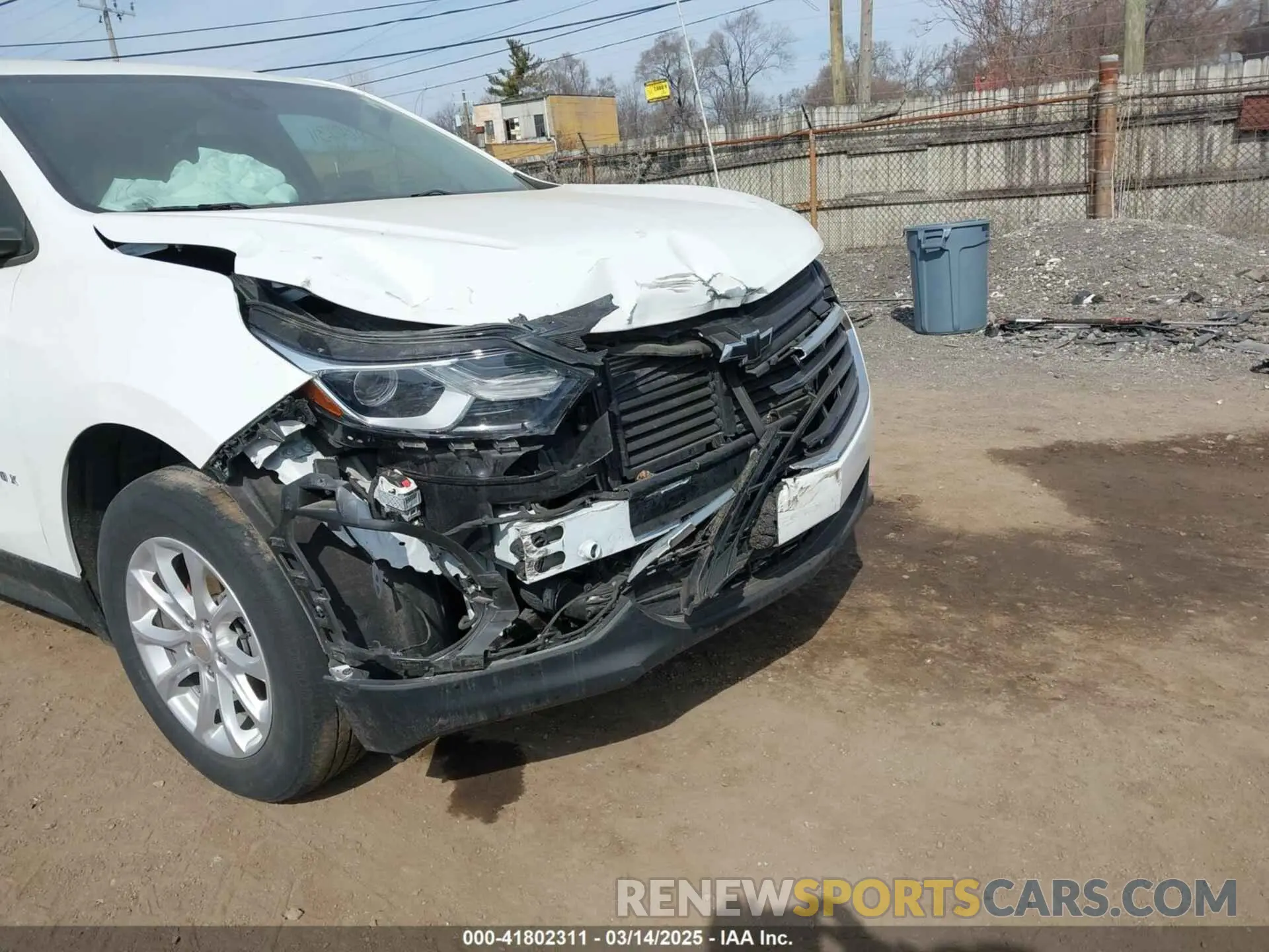 17 fotografías del automóvil dañado 3GNAXSEVXMS101102 CHEVROLET EQUINOX 2021