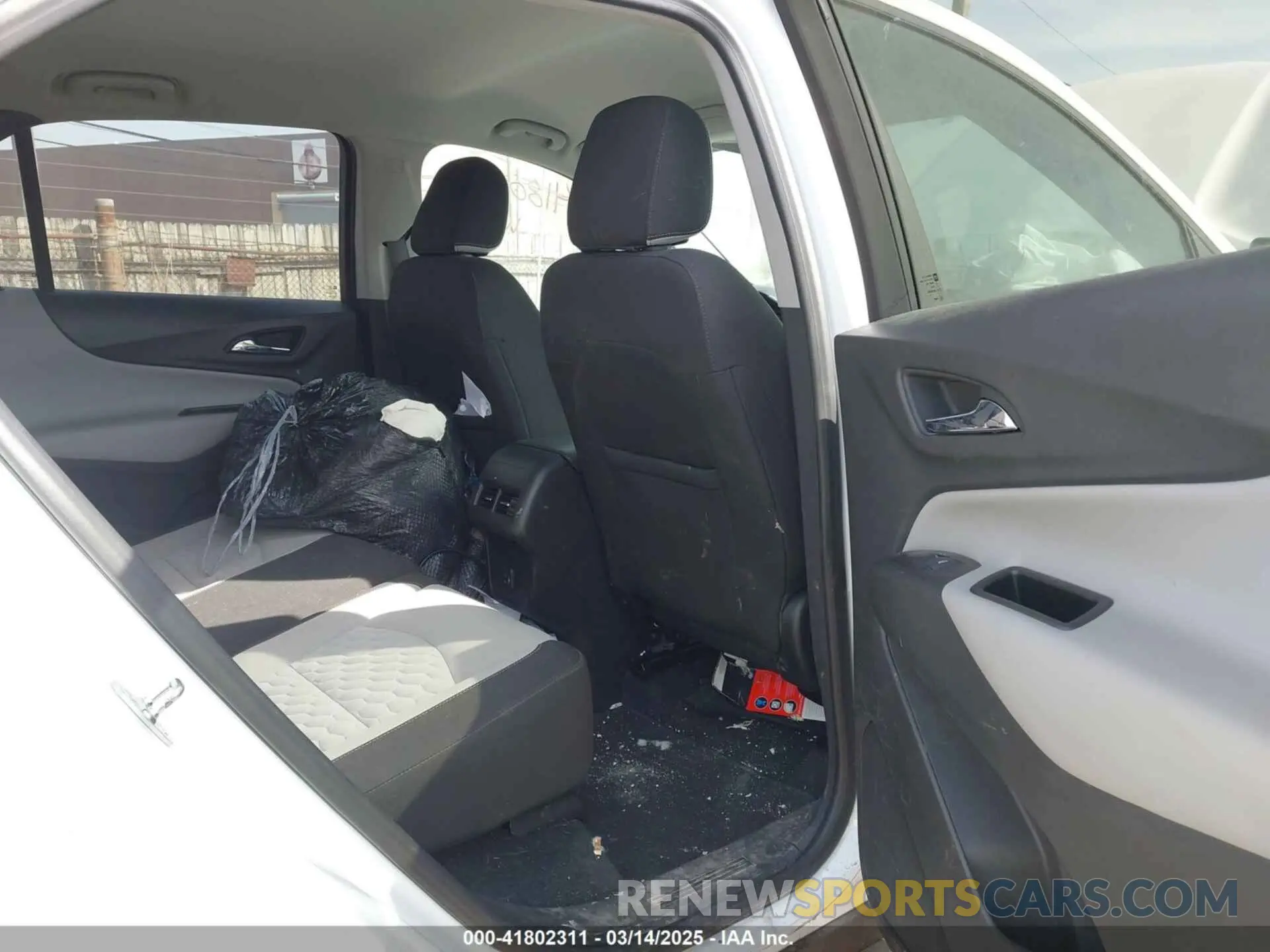 8 fotografías del automóvil dañado 3GNAXSEVXMS101102 CHEVROLET EQUINOX 2021