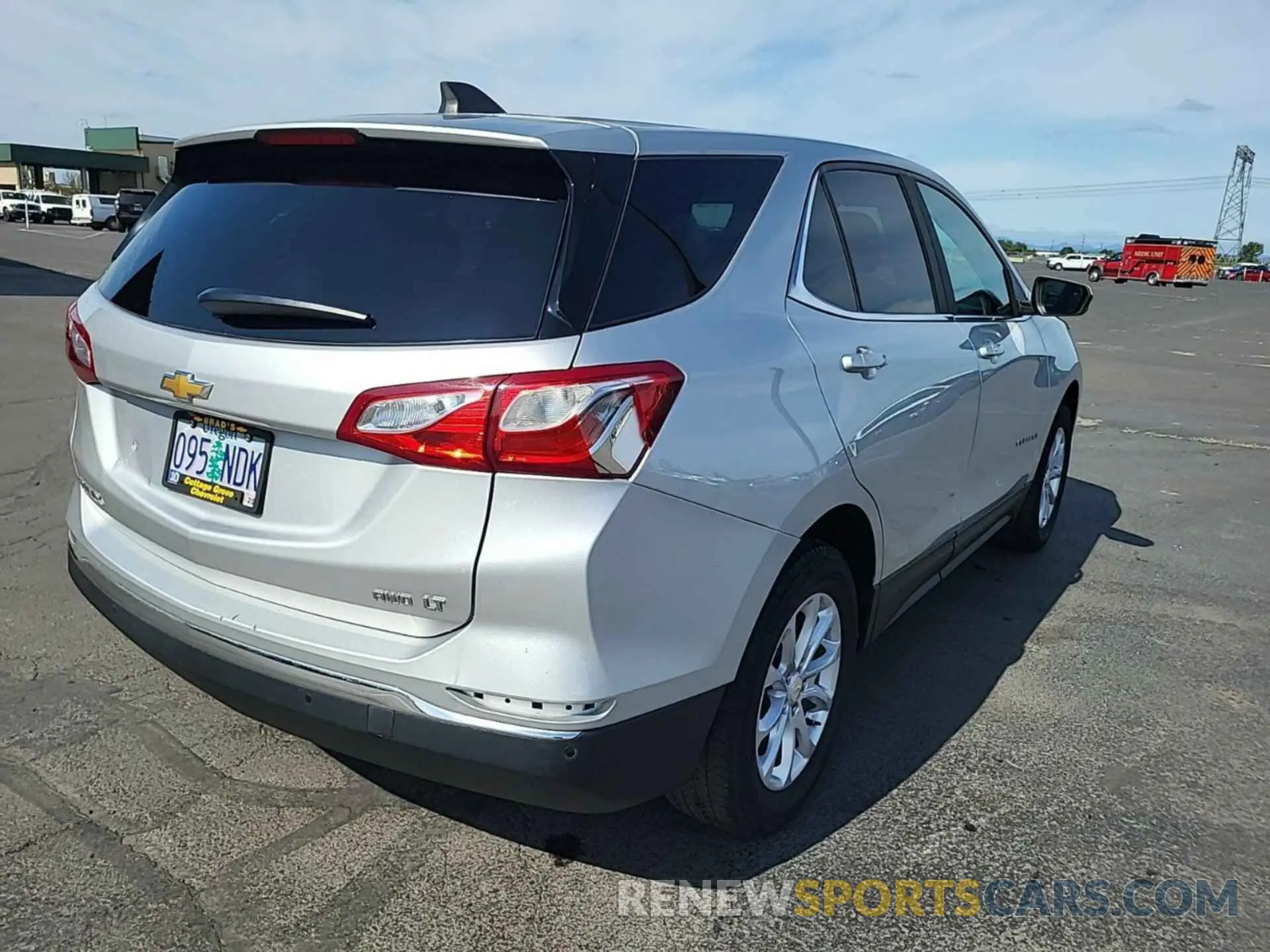 8 fotografías del automóvil dañado 3GNAXTEV0MS143803 CHEVROLET EQUINOX 2021