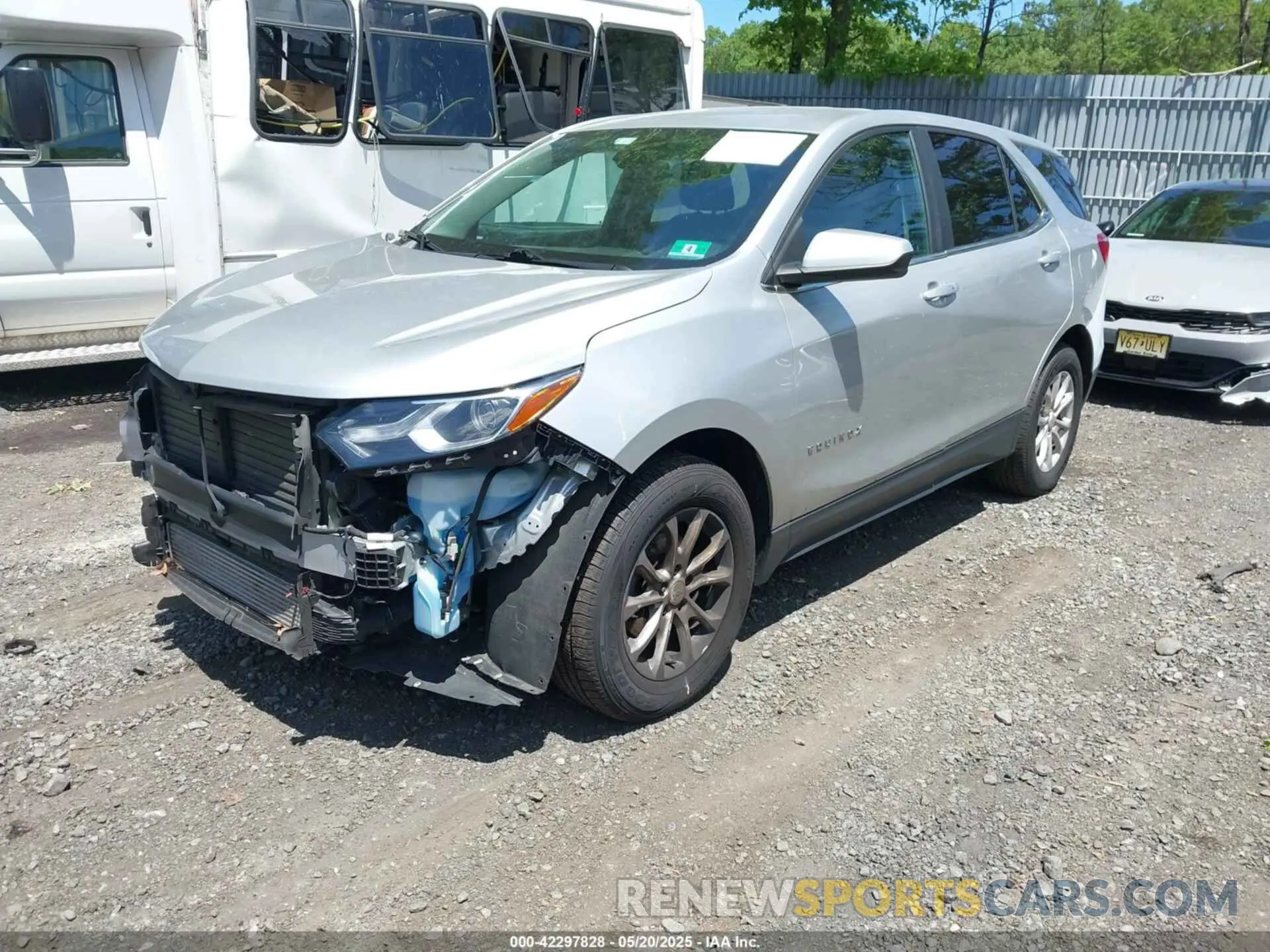 2 fotografías del automóvil dañado 3GNAXTEV1MS160948 CHEVROLET EQUINOX 2021