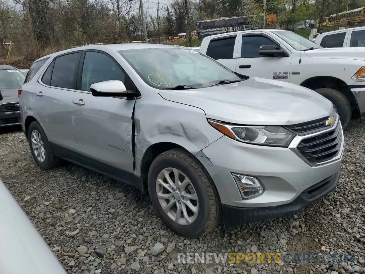 4 fotografías del automóvil dañado 3GNAXTEV1MS162263 CHEVROLET EQUINOX 2021