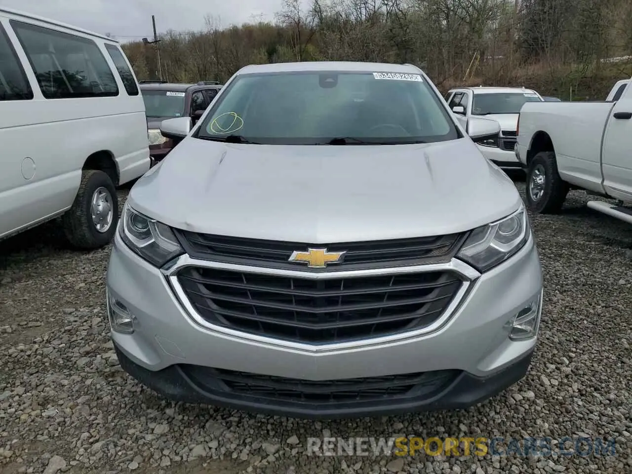 5 fotografías del automóvil dañado 3GNAXTEV1MS162263 CHEVROLET EQUINOX 2021