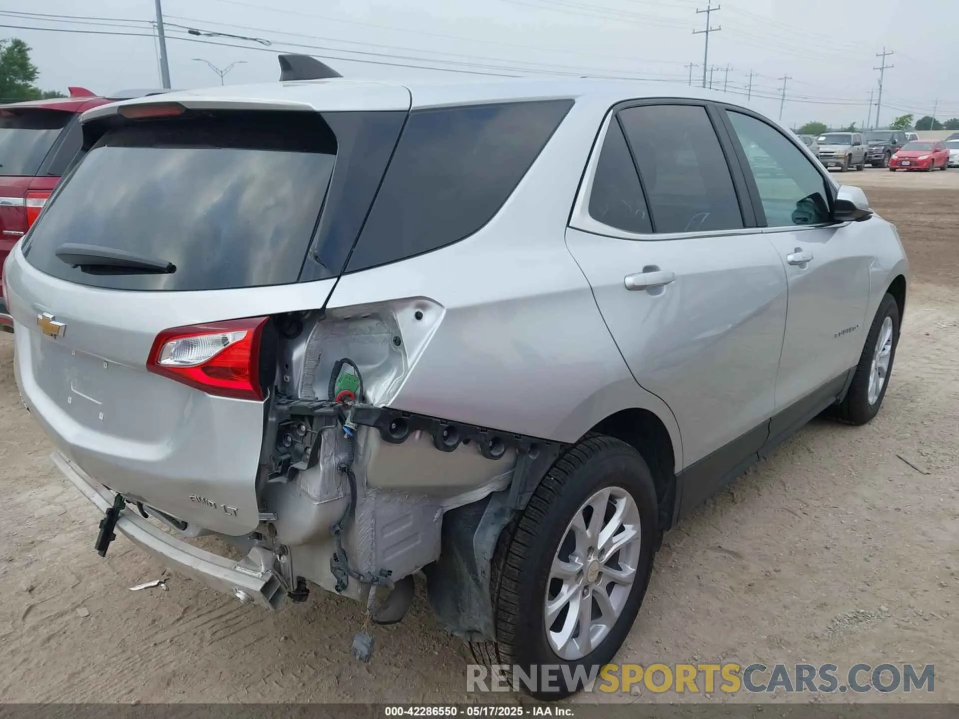 4 fotografías del automóvil dañado 3GNAXTEV4MS160894 CHEVROLET EQUINOX 2021