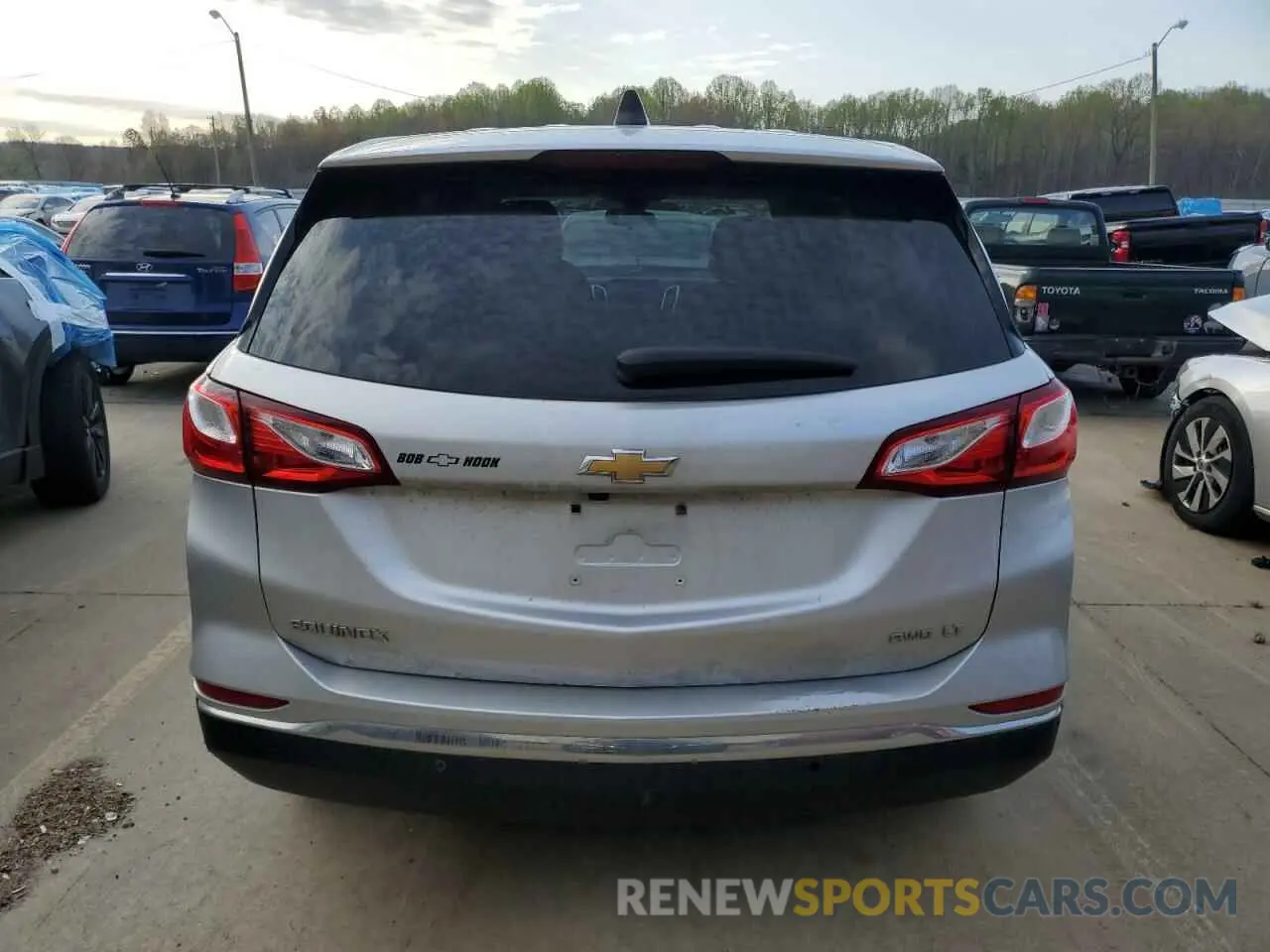 6 fotografías del automóvil dañado 3GNAXTEV6MS161299 CHEVROLET EQUINOX 2021