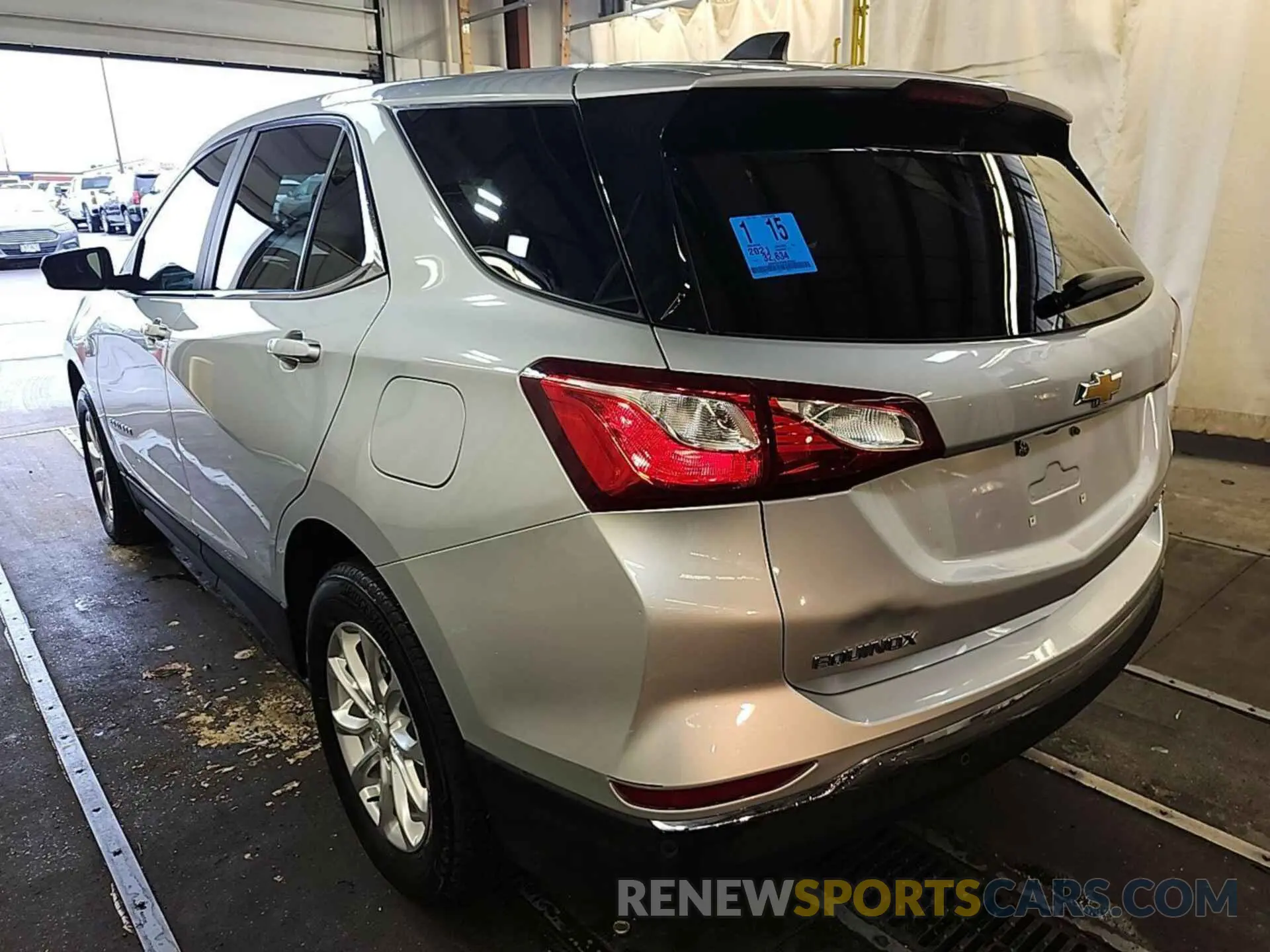10 fotografías del automóvil dañado 3GNAXTEVXML393687 CHEVROLET EQUINOX 2021