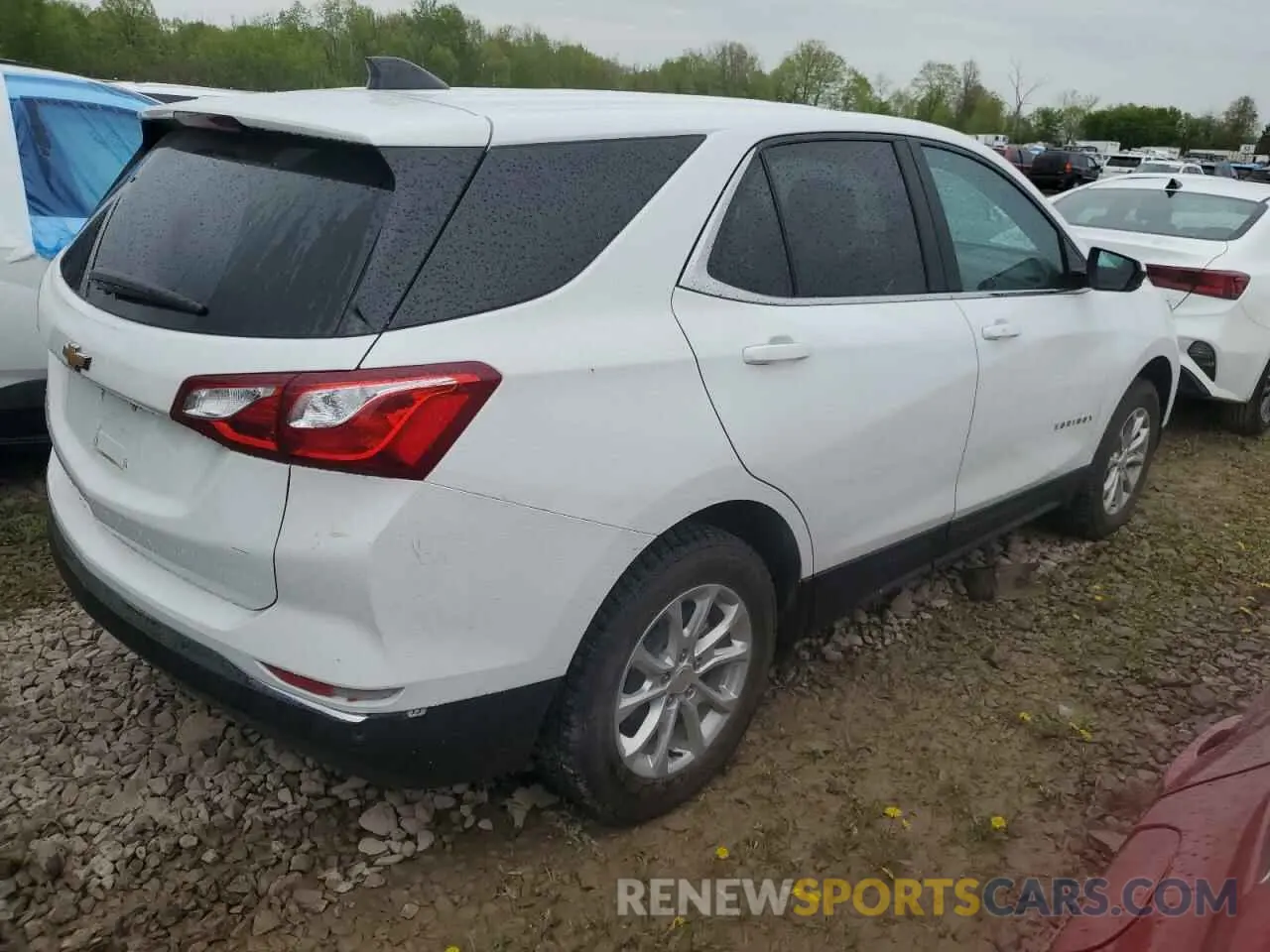 3 fotografías del automóvil dañado 3GNAXTEVXMS122649 CHEVROLET EQUINOX 2021