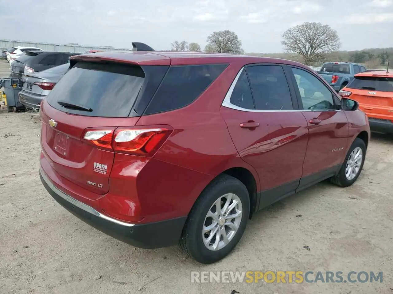 3 fotografías del automóvil dañado 3GNAXUEV0ML324643 CHEVROLET EQUINOX 2021