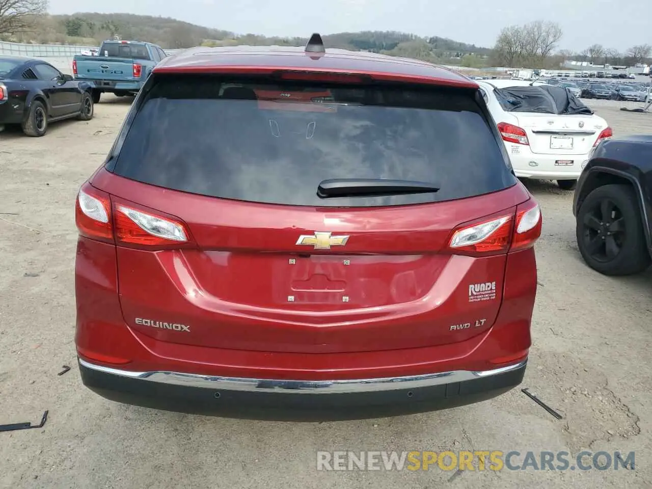 6 fotografías del automóvil dañado 3GNAXUEV0ML324643 CHEVROLET EQUINOX 2021
