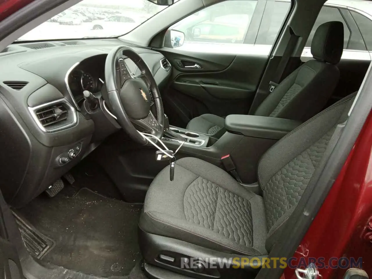 7 fotografías del automóvil dañado 3GNAXUEV0ML324643 CHEVROLET EQUINOX 2021