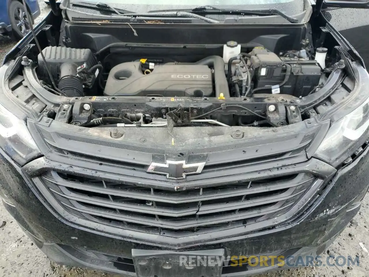 12 fotografías del automóvil dañado 3GNAXUEV0ML366438 CHEVROLET EQUINOX 2021