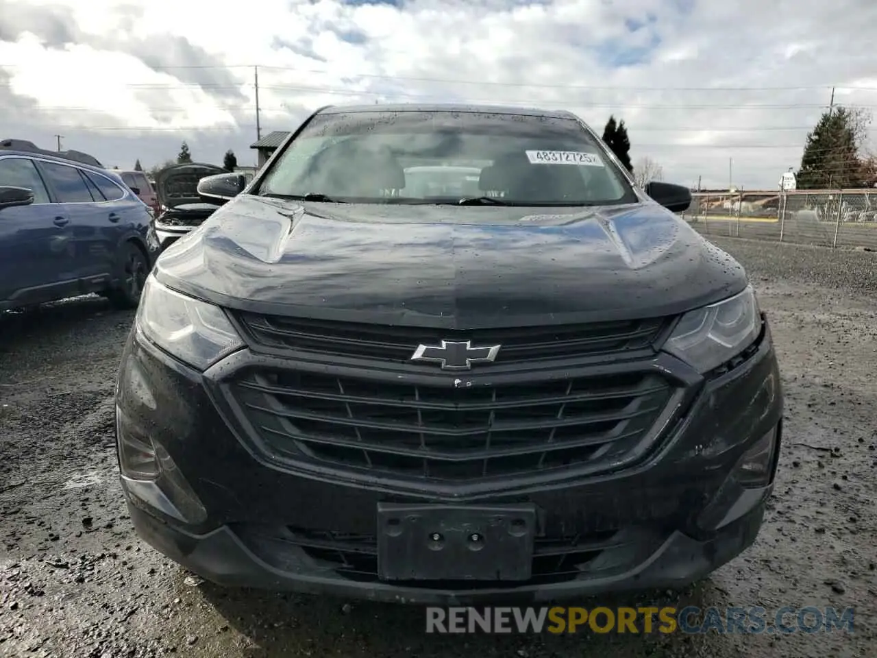 5 fotografías del automóvil dañado 3GNAXUEV0ML366438 CHEVROLET EQUINOX 2021