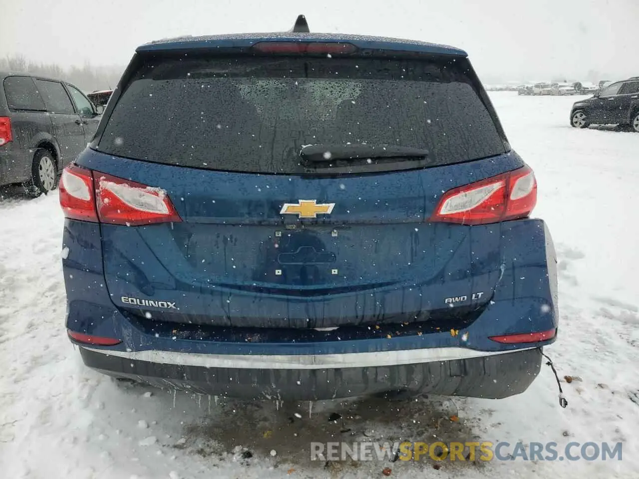 6 fotografías del automóvil dañado 3GNAXUEV0ML381926 CHEVROLET EQUINOX 2021