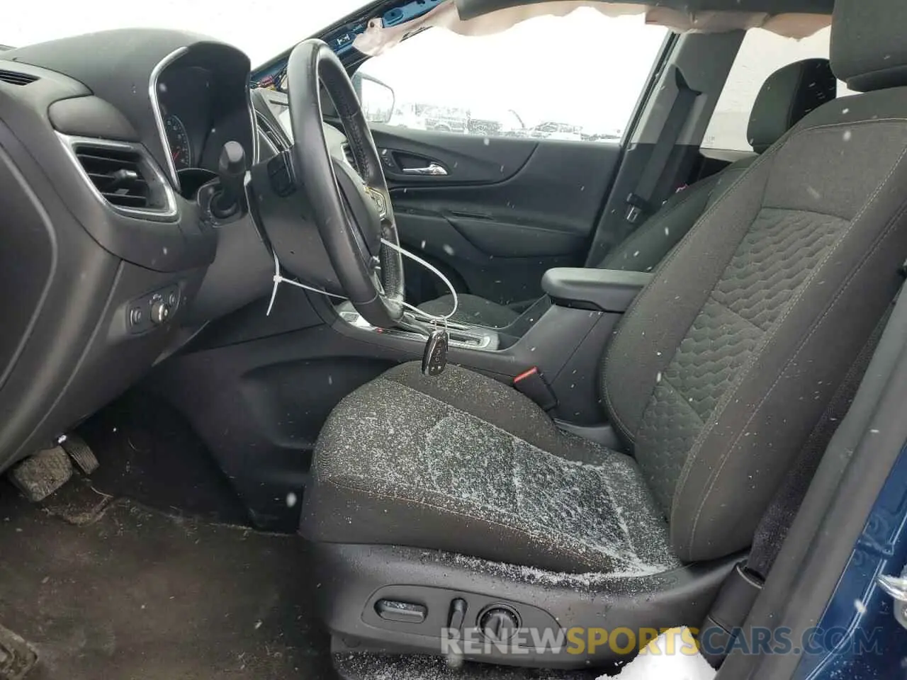 7 fotografías del automóvil dañado 3GNAXUEV0ML381926 CHEVROLET EQUINOX 2021