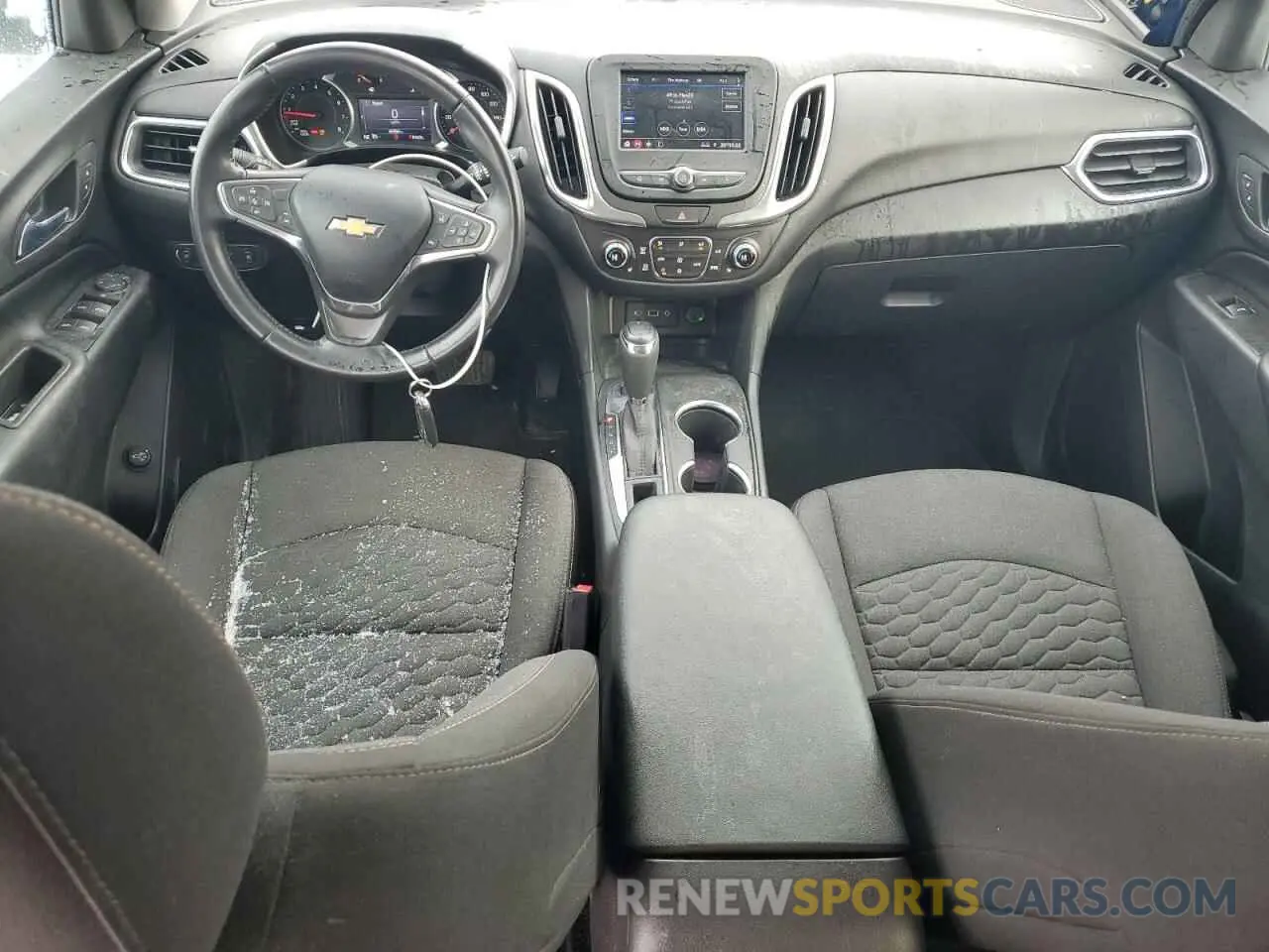 8 fotografías del automóvil dañado 3GNAXUEV0ML381926 CHEVROLET EQUINOX 2021