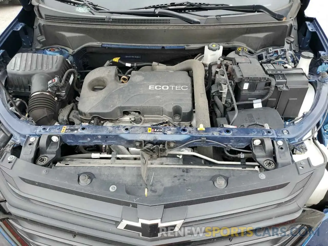 12 fotografías del automóvil dañado 3GNAXUEV0ML382381 CHEVROLET EQUINOX 2021